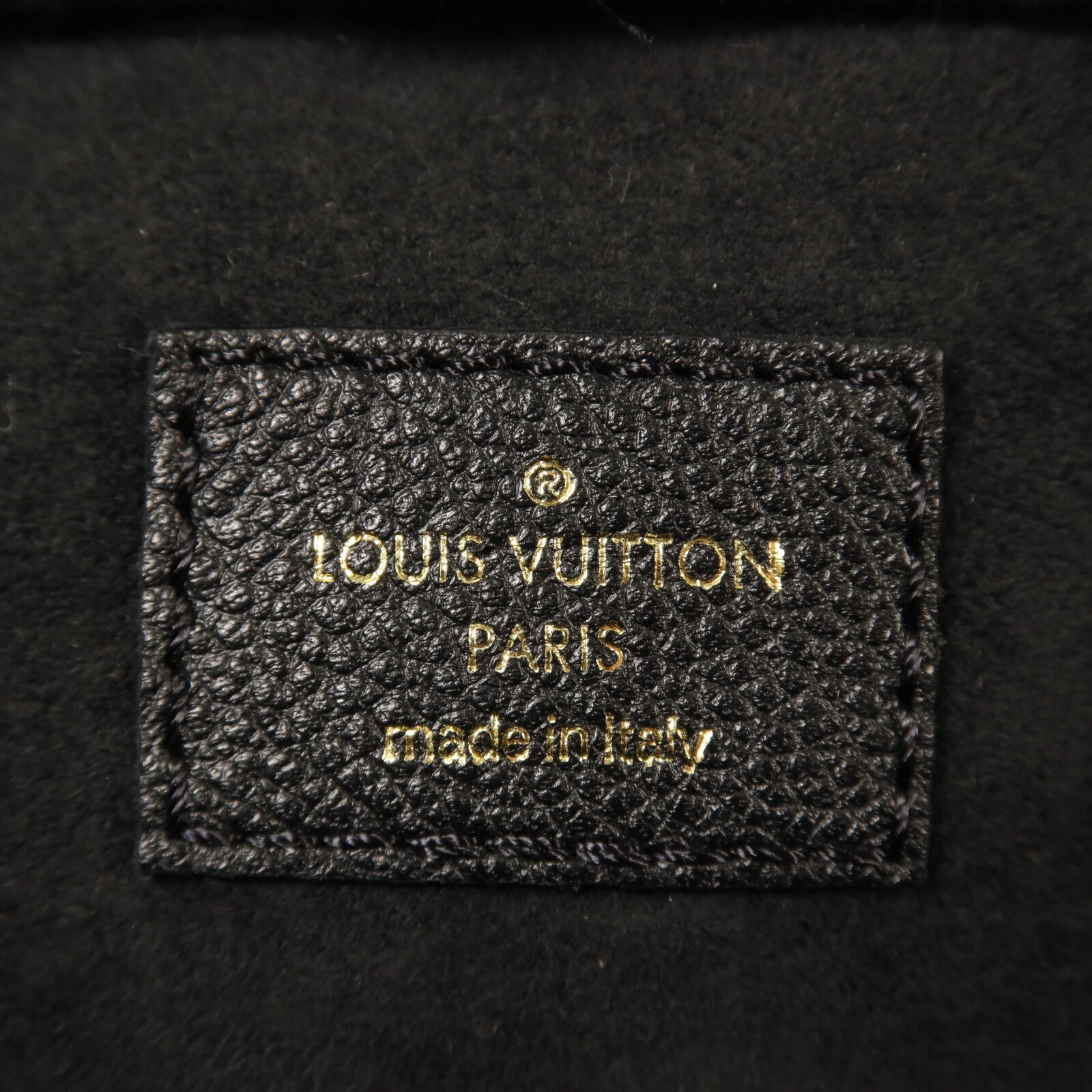LOUIS VUITTON Monogram Empreinte Mini Bumbag金扣手挽肩背兩用袋