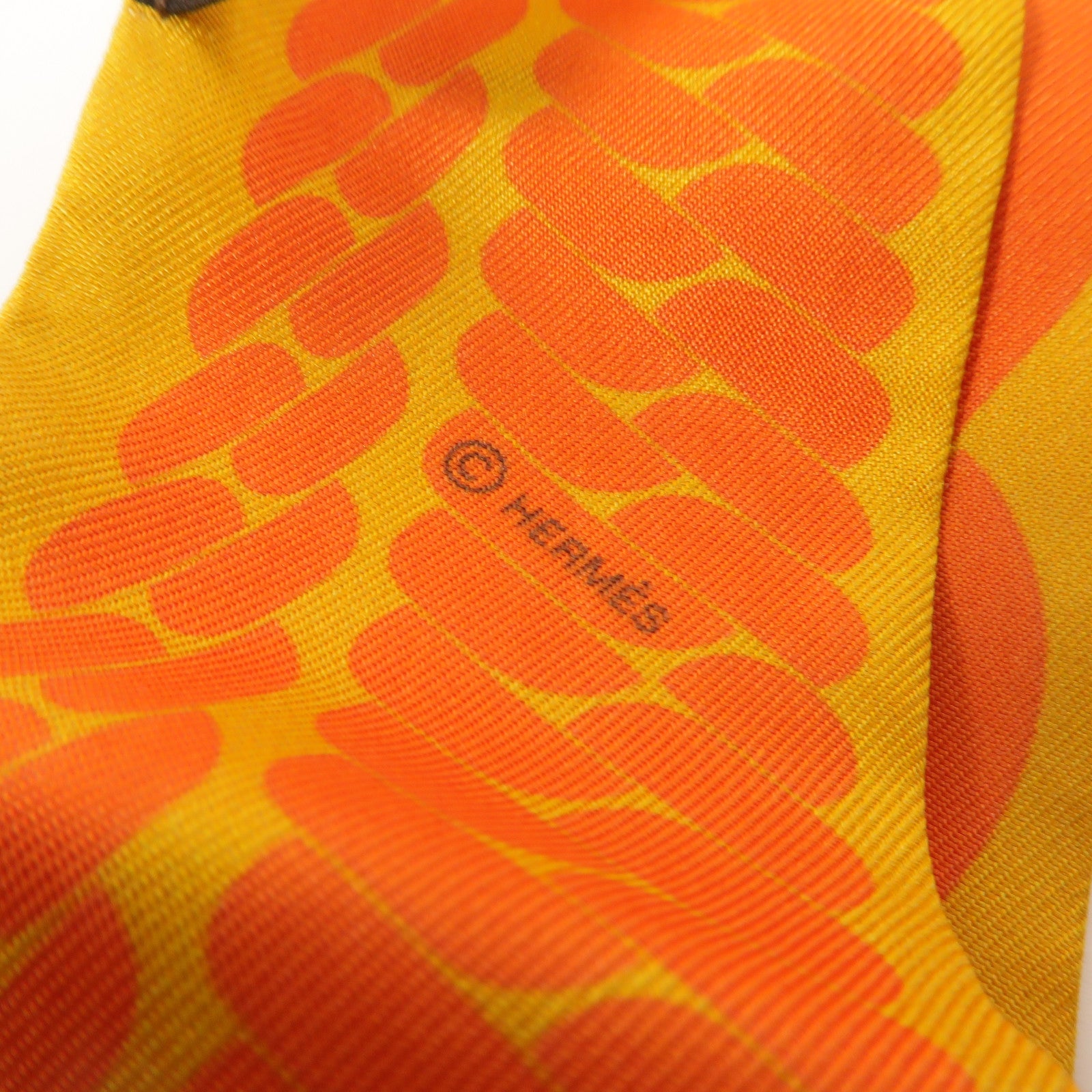 HERMES 絲質Twilly絲巾