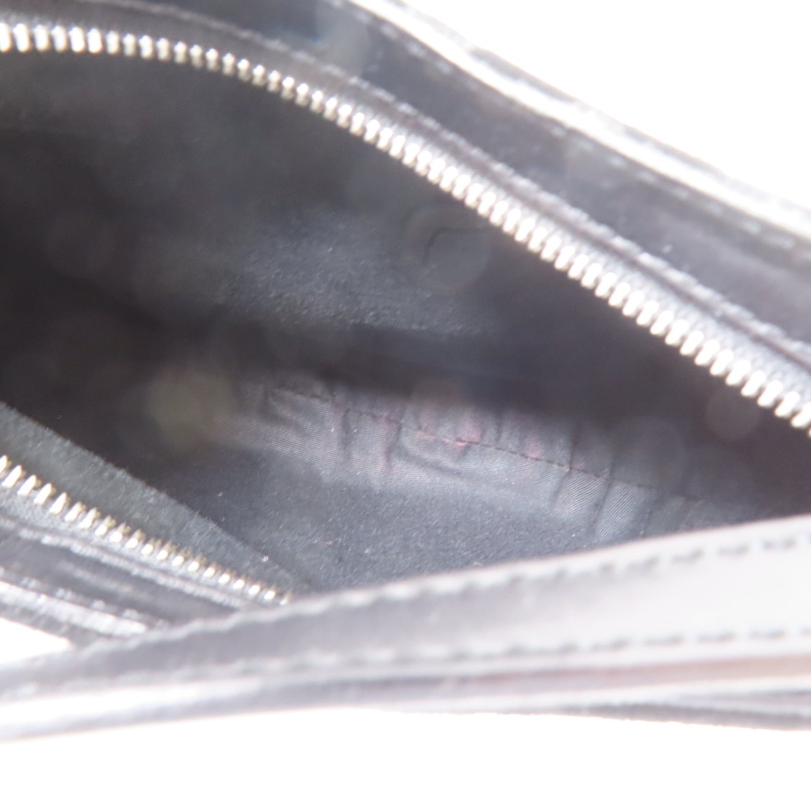 CELINE 麂皮皮革Shoulder bag銀扣肩背袋黑色