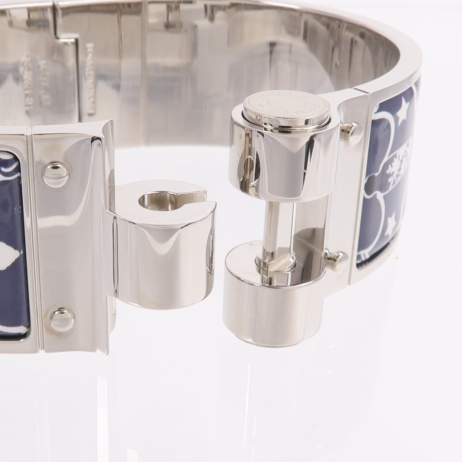 HERMES 金屬/琺瑯Charniere Bangle/Bracelet手鐲