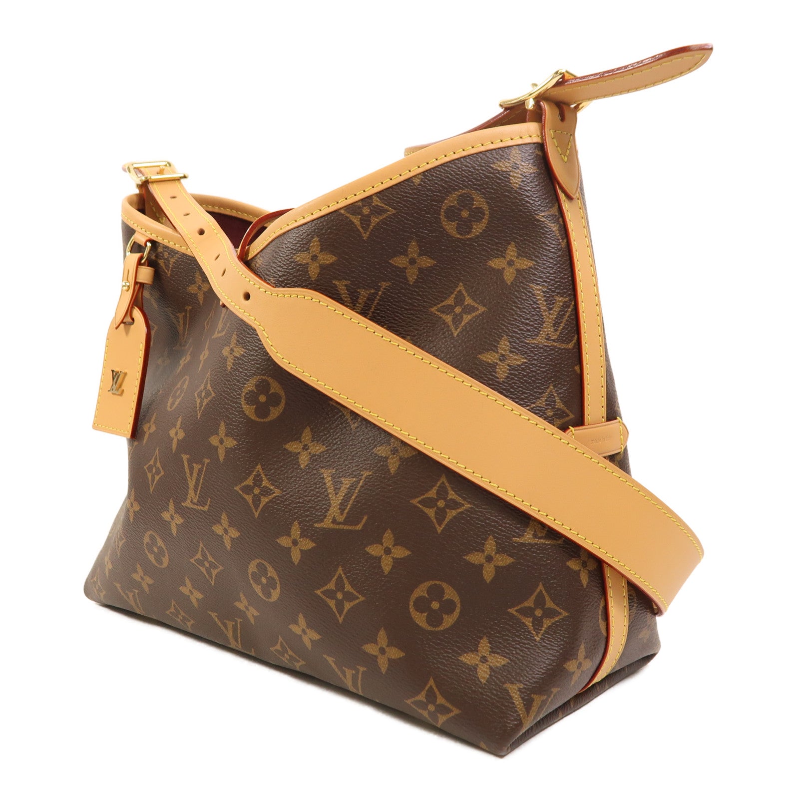 LOUIS VUITTON Monogram CarryAll PM金扣肩背袋