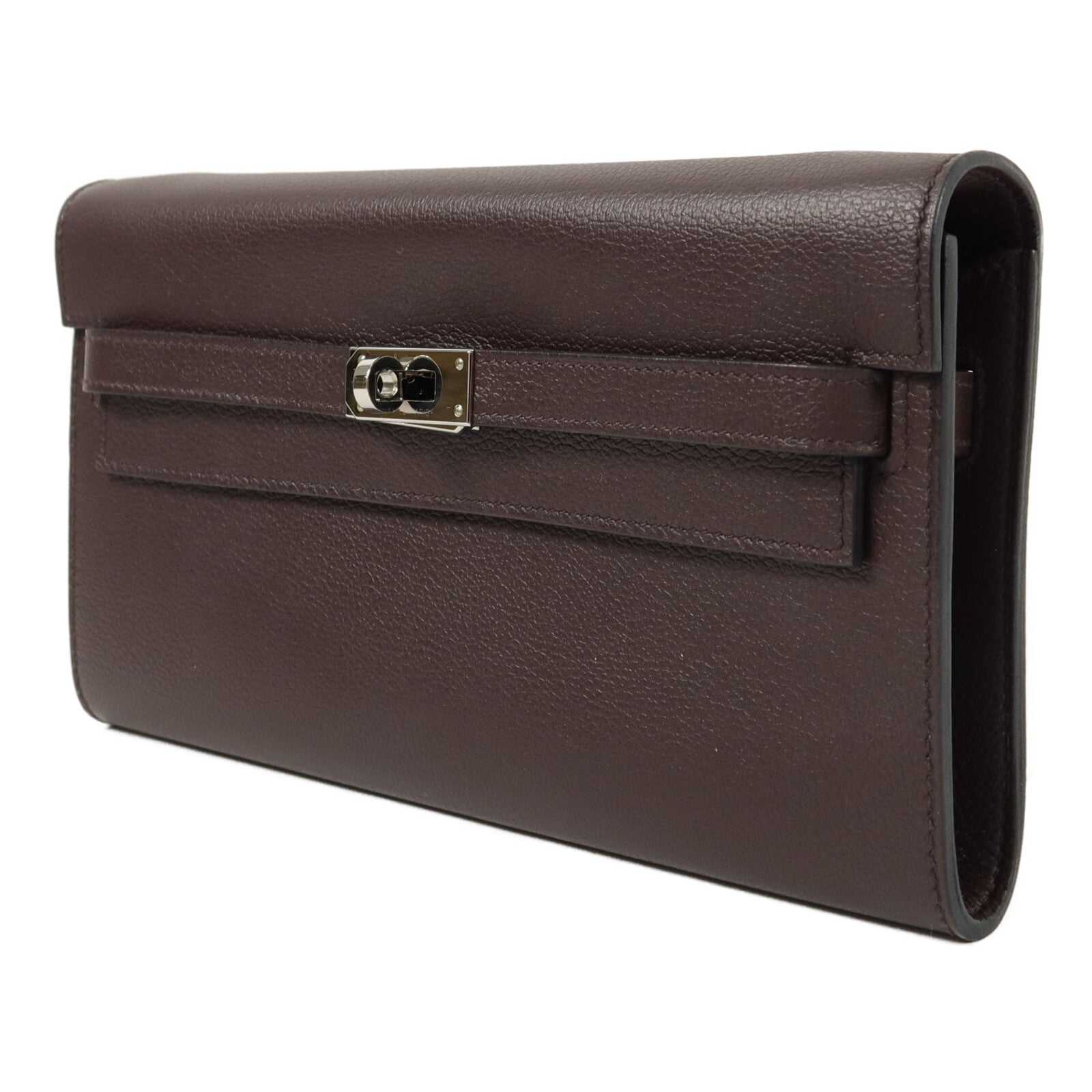 HERMES Evercolor皮革Kelly To Go肩背袋Rouge Sellier
