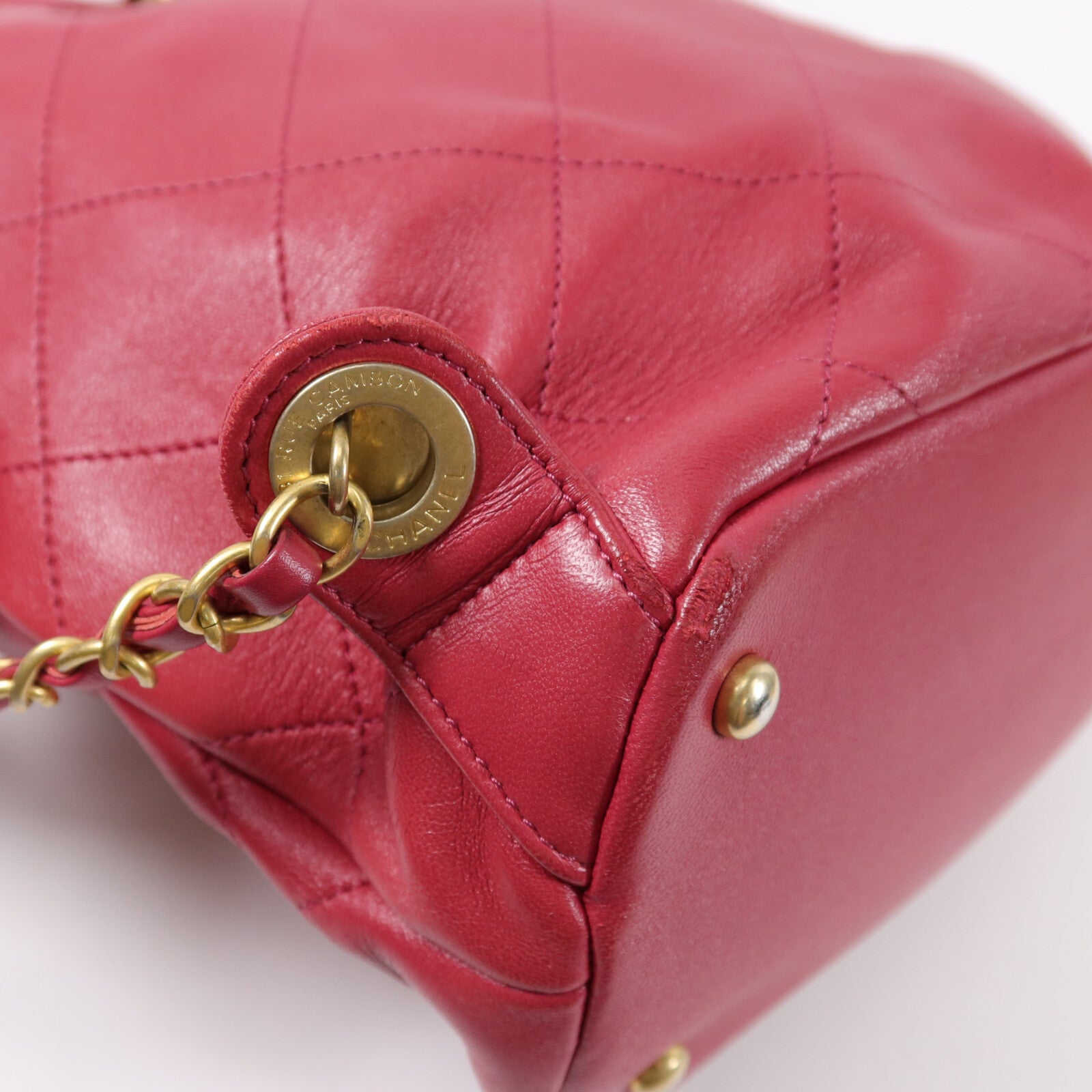 CHANEL 羊皮皮革Backpack背包