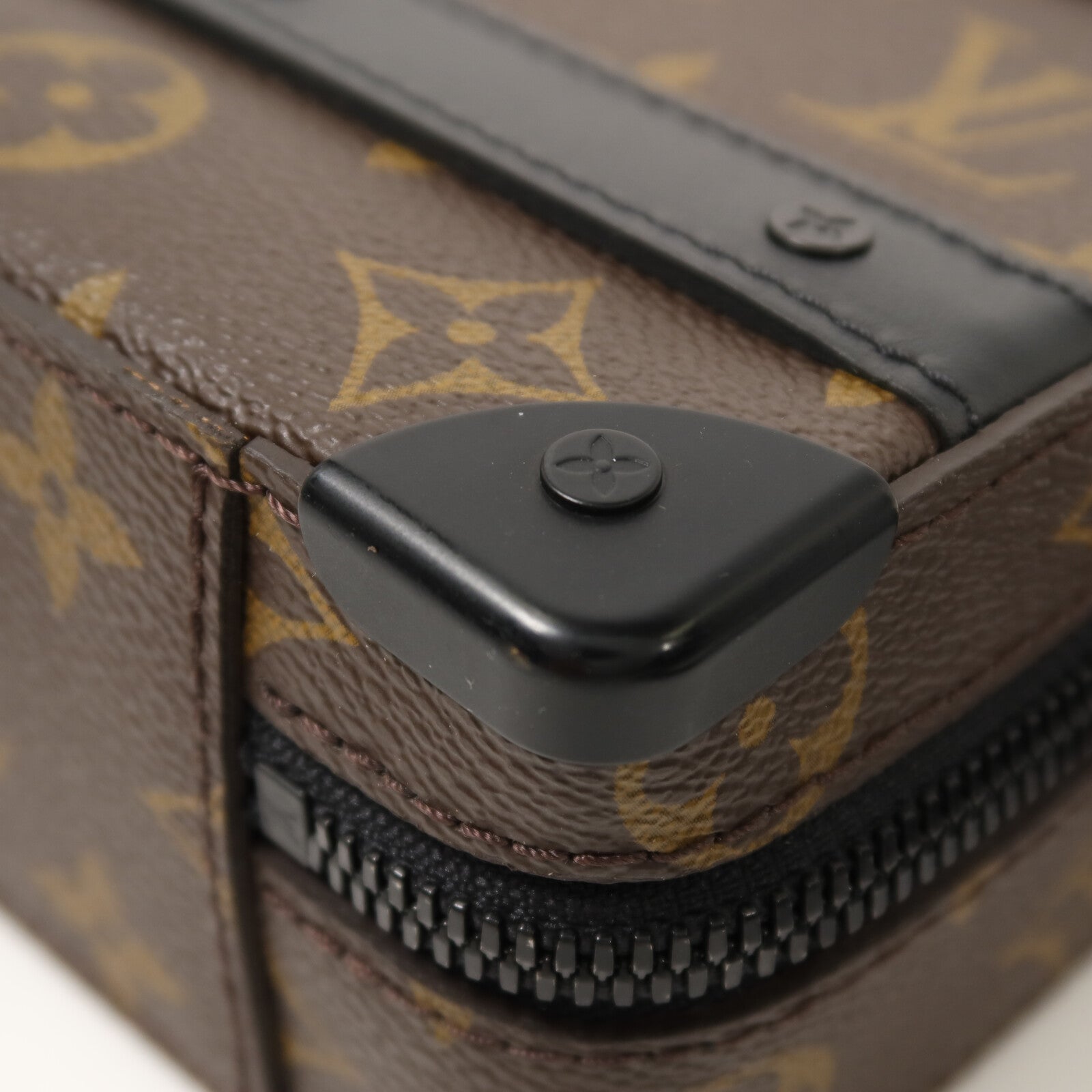 LOUIS VUITTON Monogram Macassar Handle Soft Truck手挽肩背兩用袋