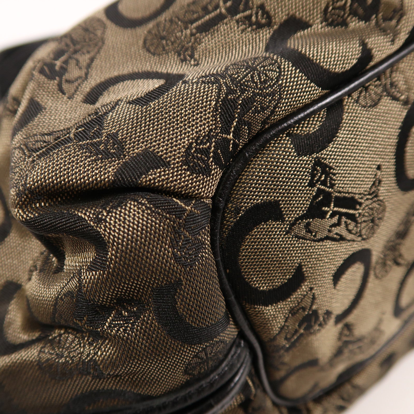 CELINE 帆布Hand Bag金扣手挽袋