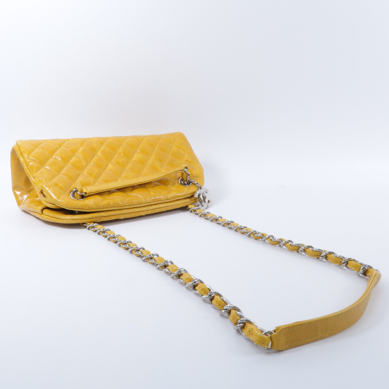 CHANEL 牛皮皮革Chain Shoulder鏈帶肩背袋