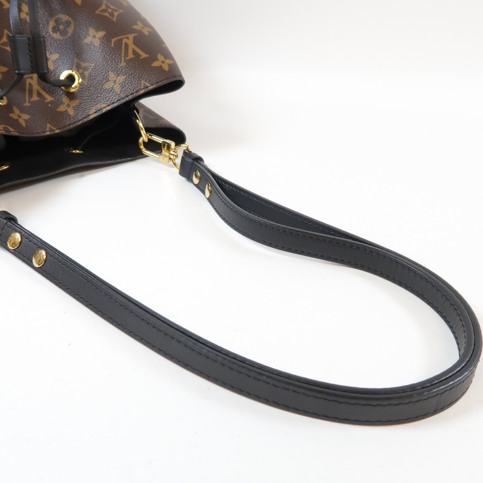LOUIS VUITTON Monogram Neo Noe MM金扣肩背袋啡色