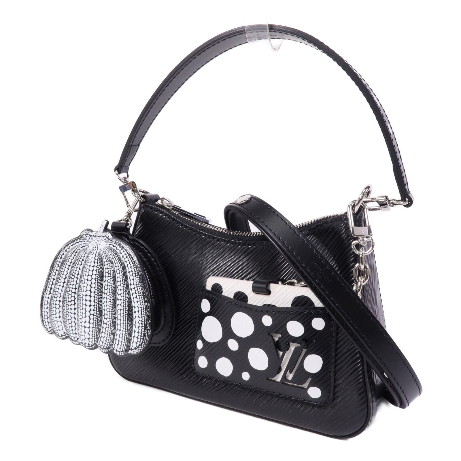 LOUIS VUITTON Epi LVxYK Marellini銀扣鏈帶手挽肩背兩用袋