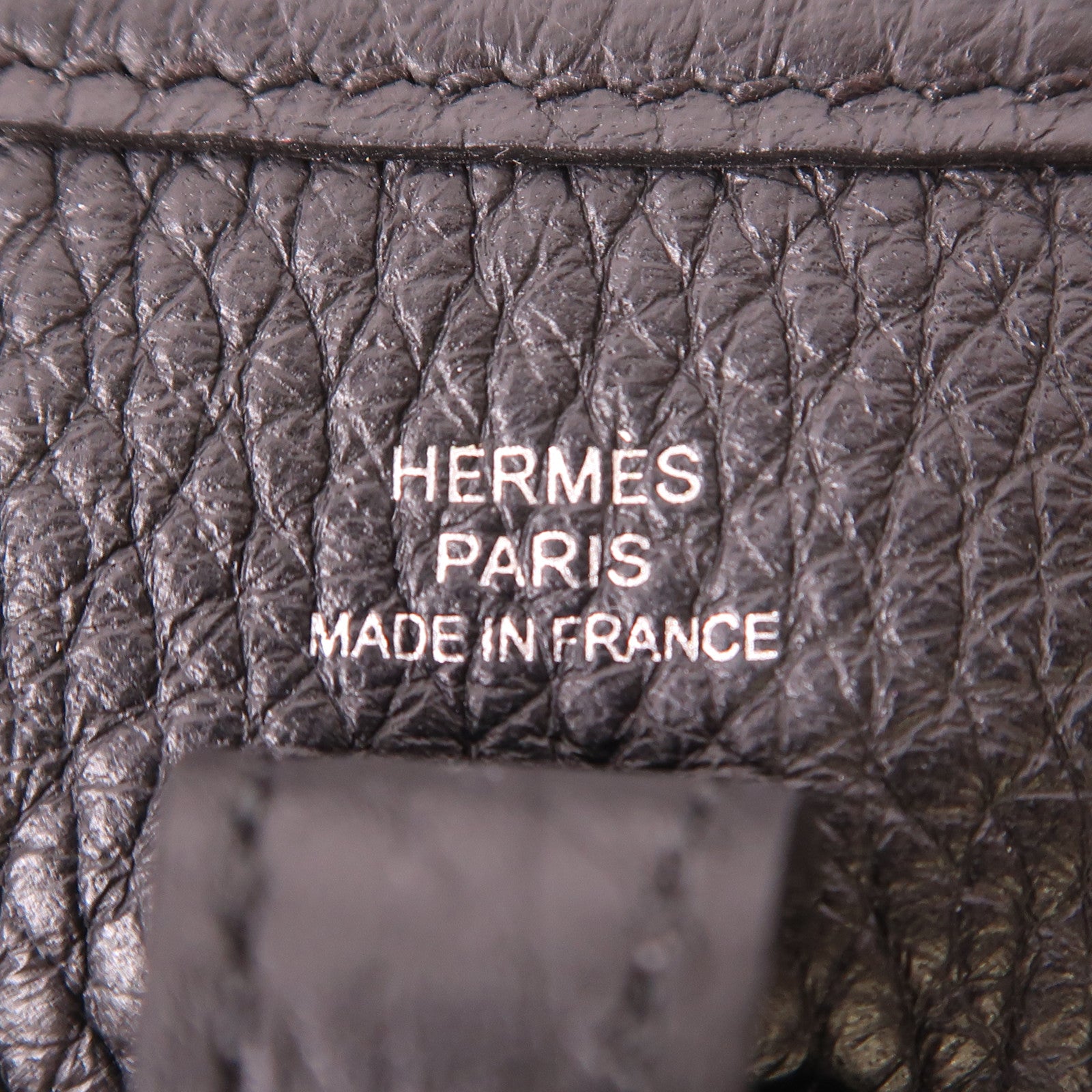 HERMES Clemence皮革Evelyne TPM金扣肩背袋Noir