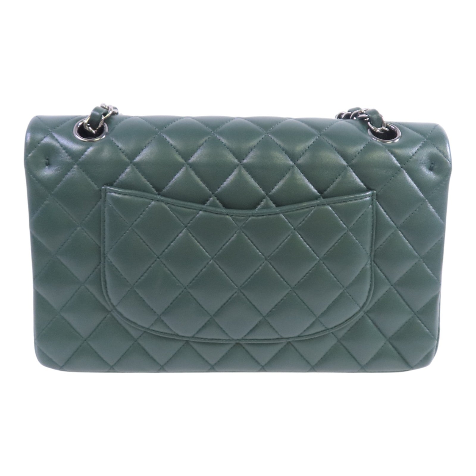 CHANEL 羊皮皮革Classic 25 Chain Shoulder Bag銀扣鏈帶肩背袋