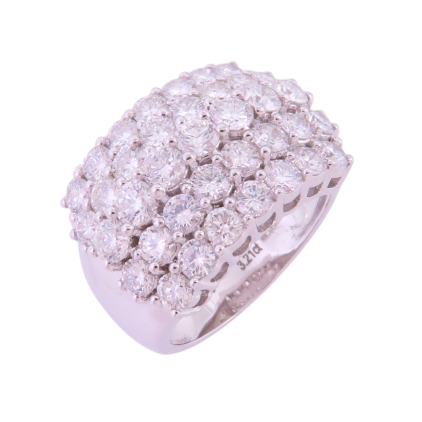 JEWELRY 18K白金Diamond Ring鑽石戒指US#6.25