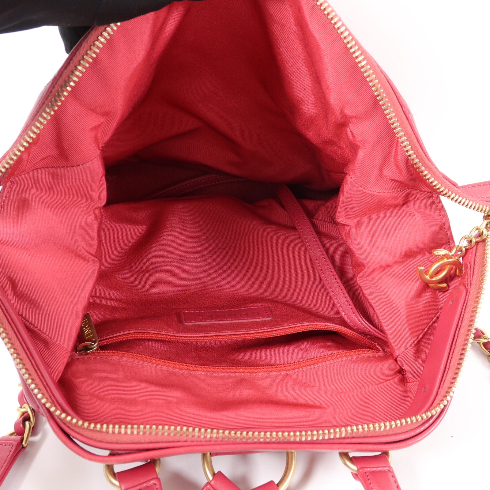 CHANEL 羊皮皮革Backpack背包