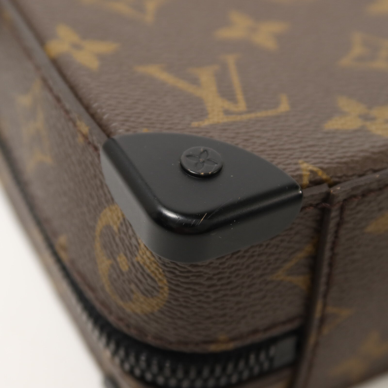 LOUIS VUITTON Monogram Macassar Handle Soft Truck手挽肩背兩用袋