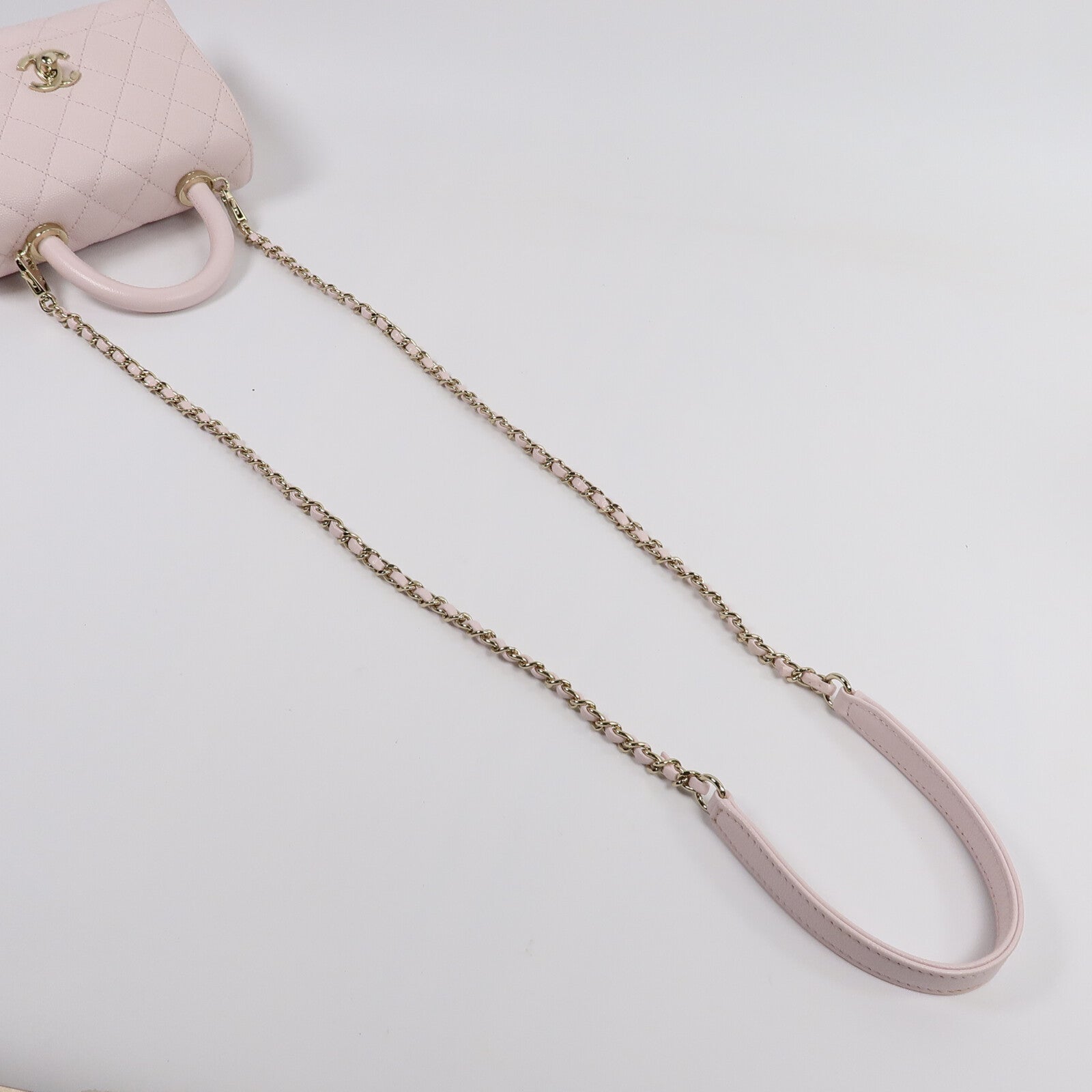 CHANEL 牛皮皮革Coco Handle Mini手挽肩背兩用袋