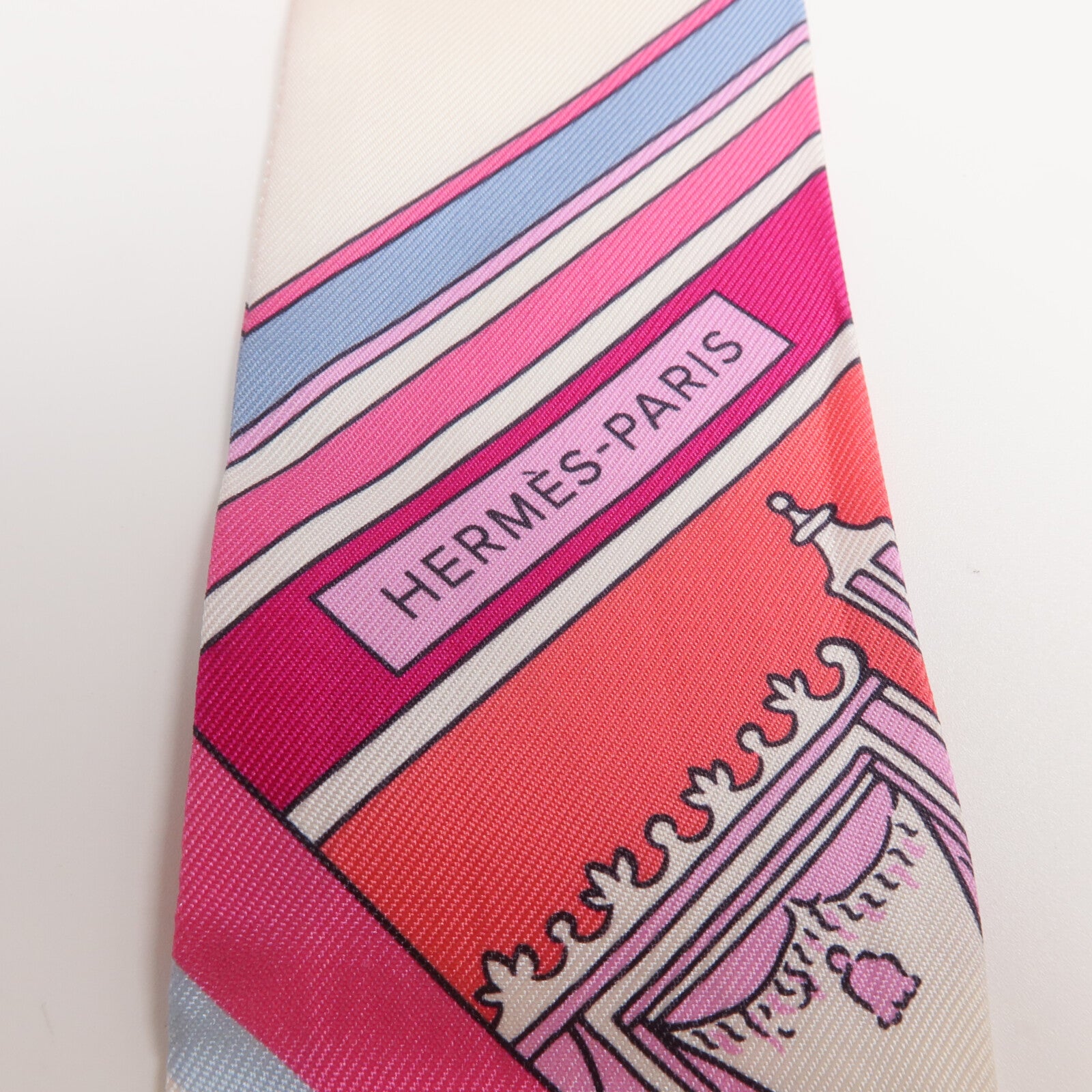 HERMES 絲質Twilly絲巾