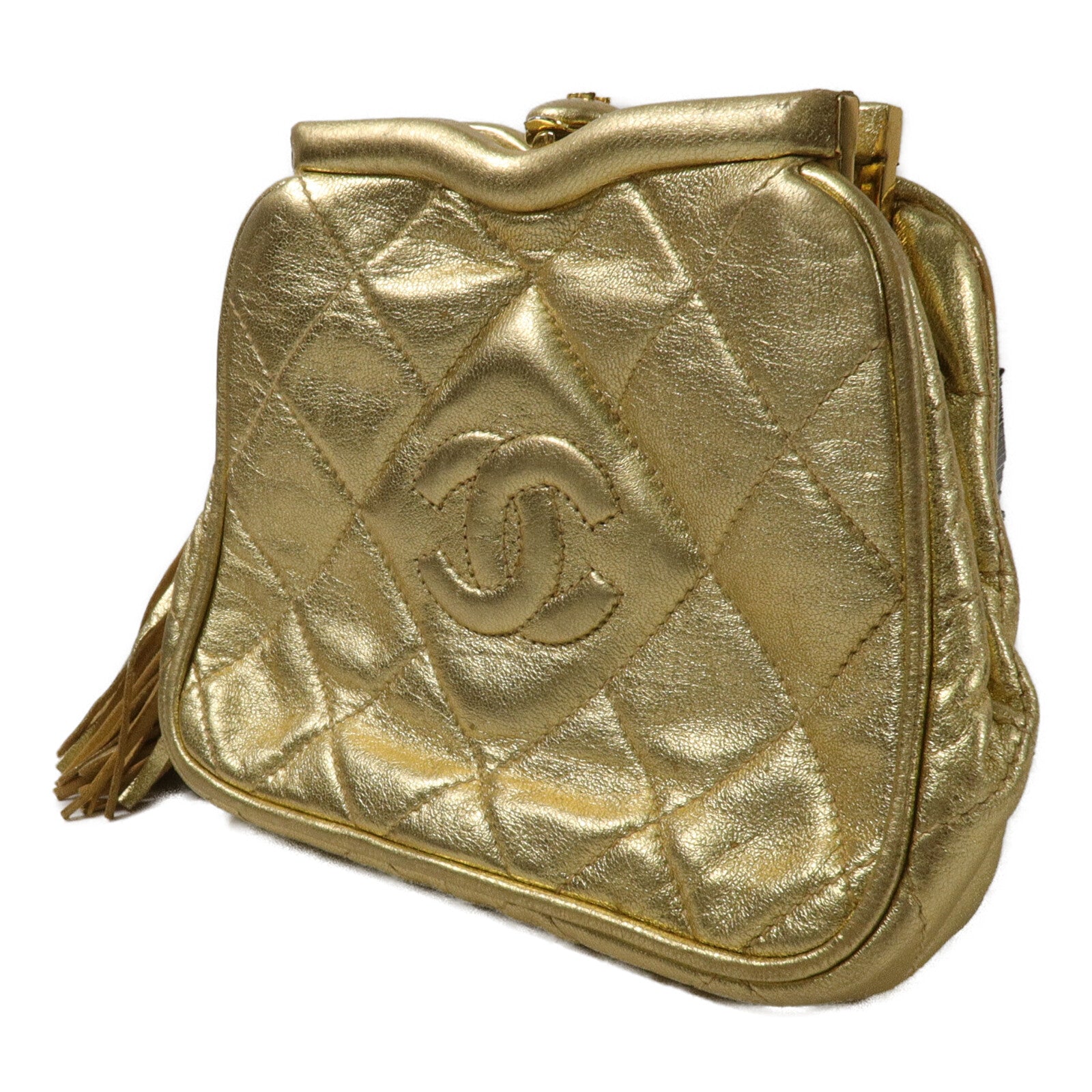 CHANEL 羊皮皮革Shoulder Bag鏈帶肩背袋