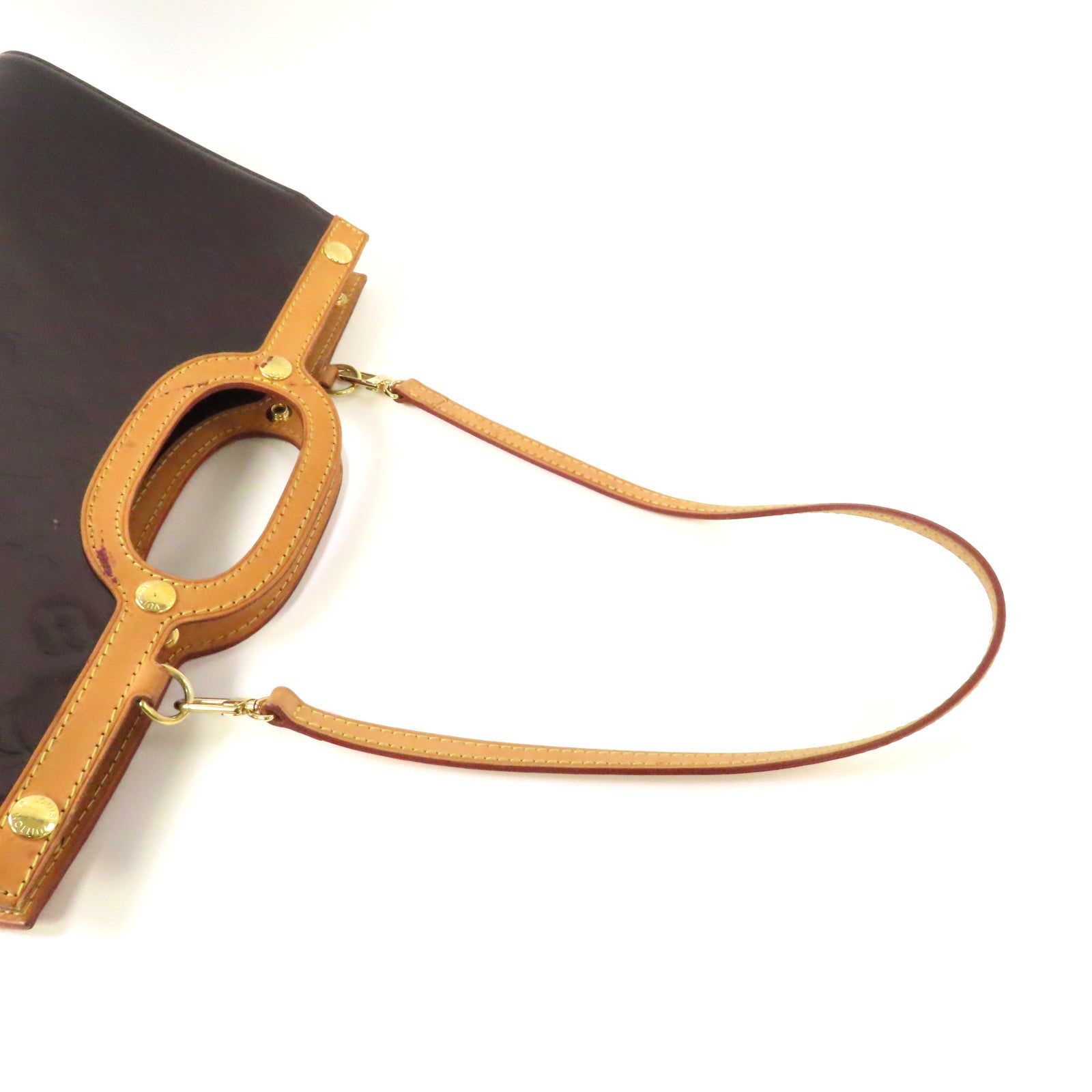 LOUIS VUITTON 【激減優惠】Monogram Vernis Roxbury Drive金扣手挽肩背兩用袋紅色