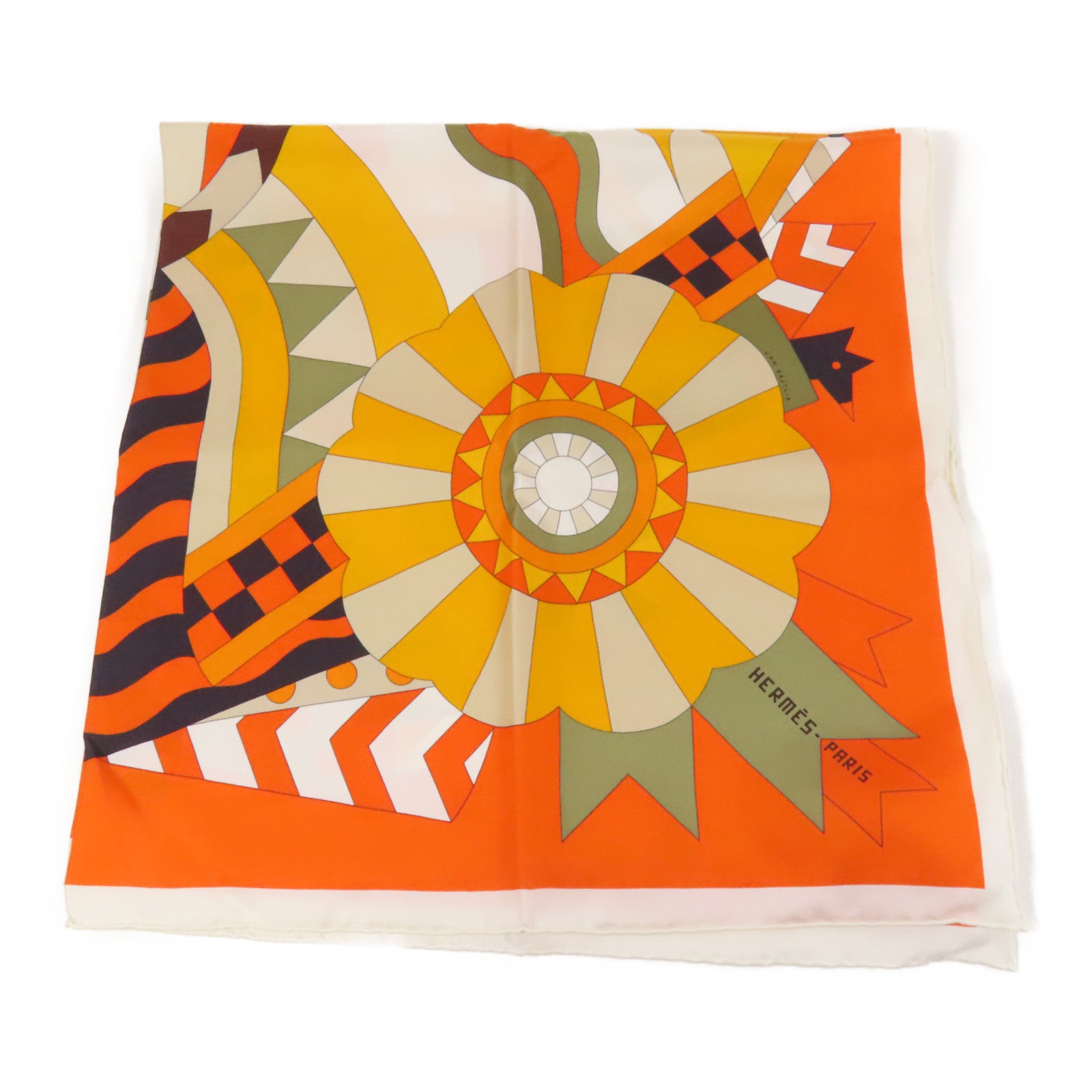 HERMES 絲質Scarf 90X90絲巾