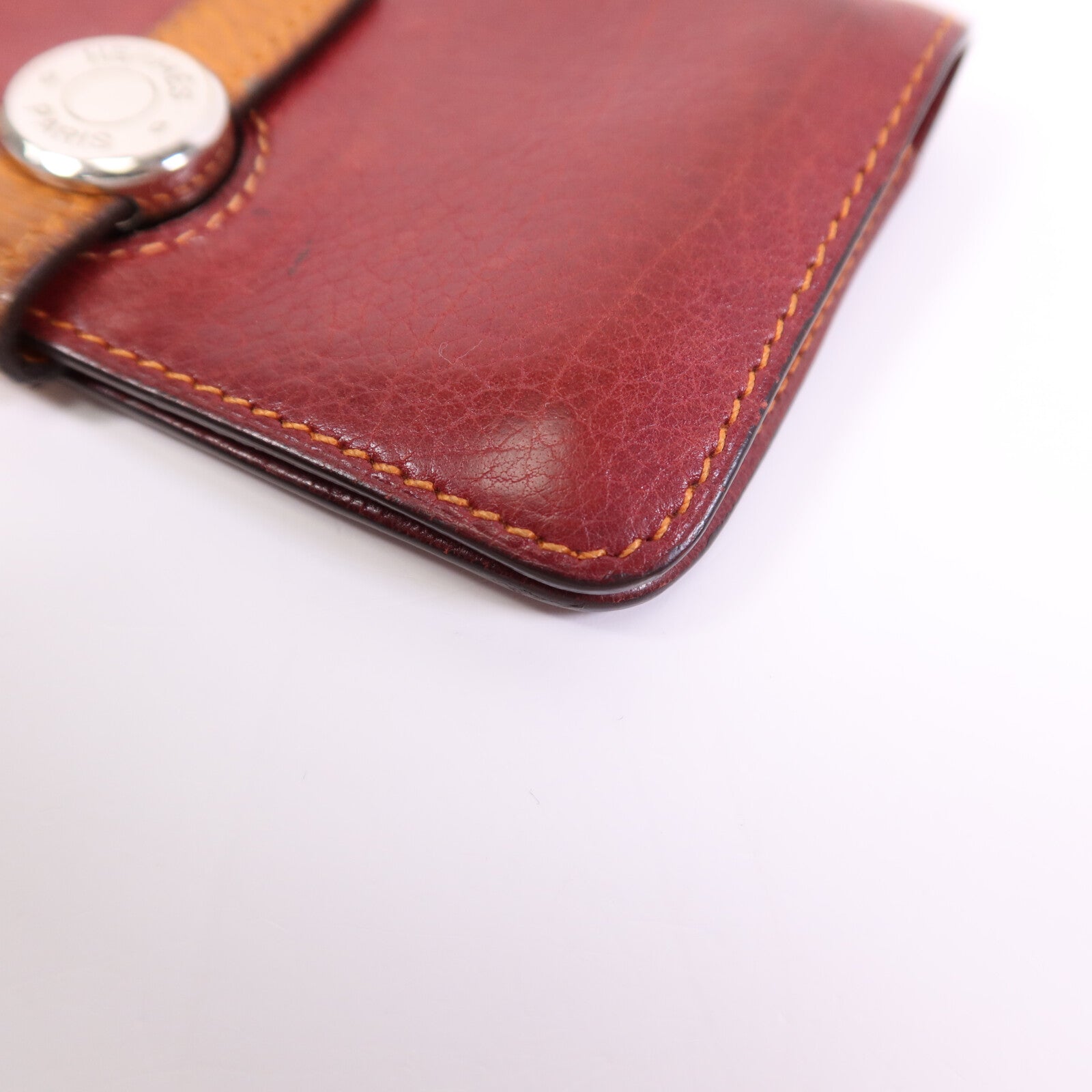 HERMES Swift皮革Dogon Key Case銀扣鏈帶鎖匙包