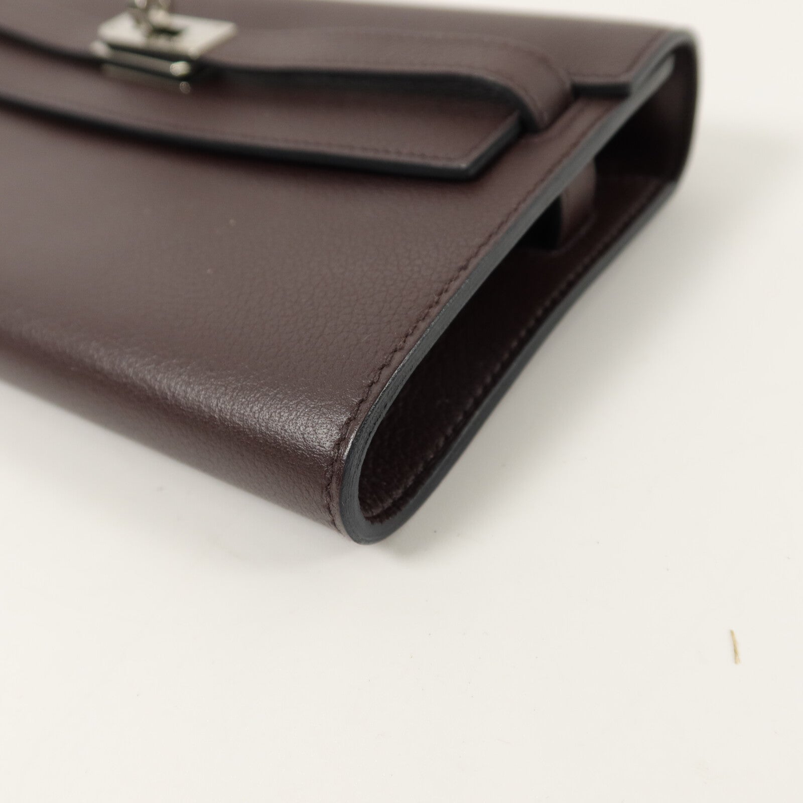 HERMES Evercolor皮革Kelly To Go肩背袋Rouge Sellier