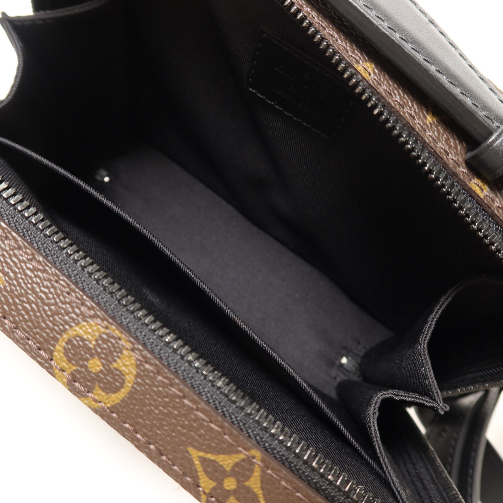 LOUIS VUITTON Monogram Macassar Handle Soft Truck手挽肩背兩用袋