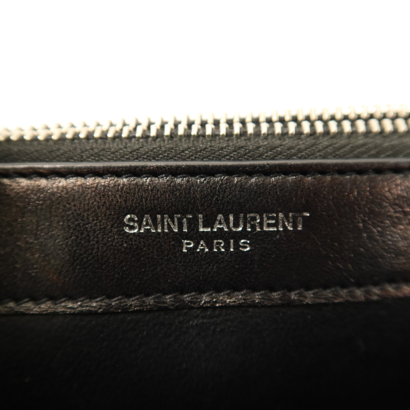 YVES SAINT LAURENT 皮革Kate Small銀扣肩背袋