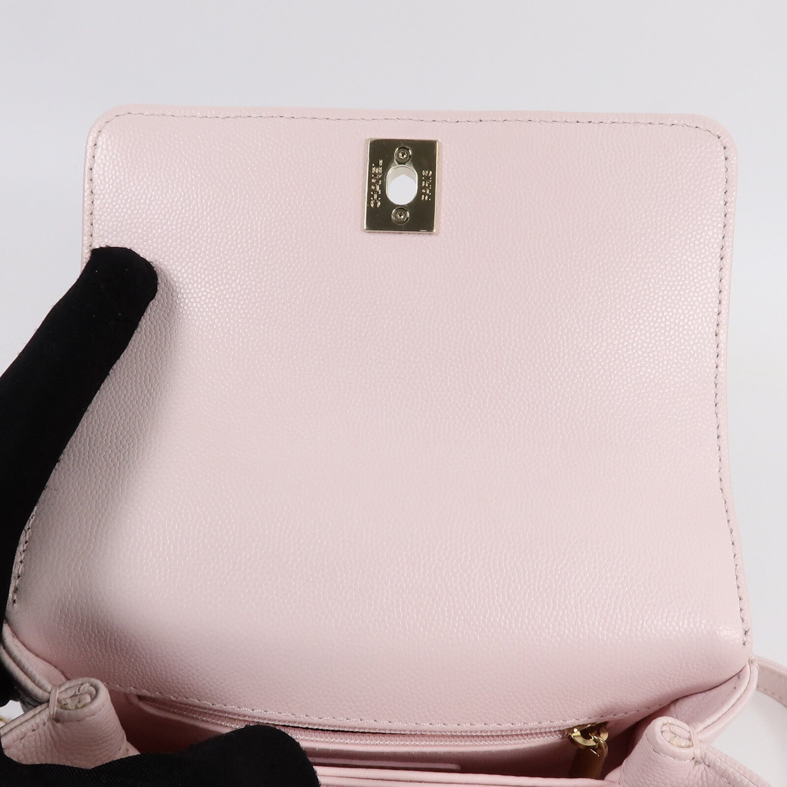 CHANEL 牛皮皮革Coco Handle Mini手挽肩背兩用袋