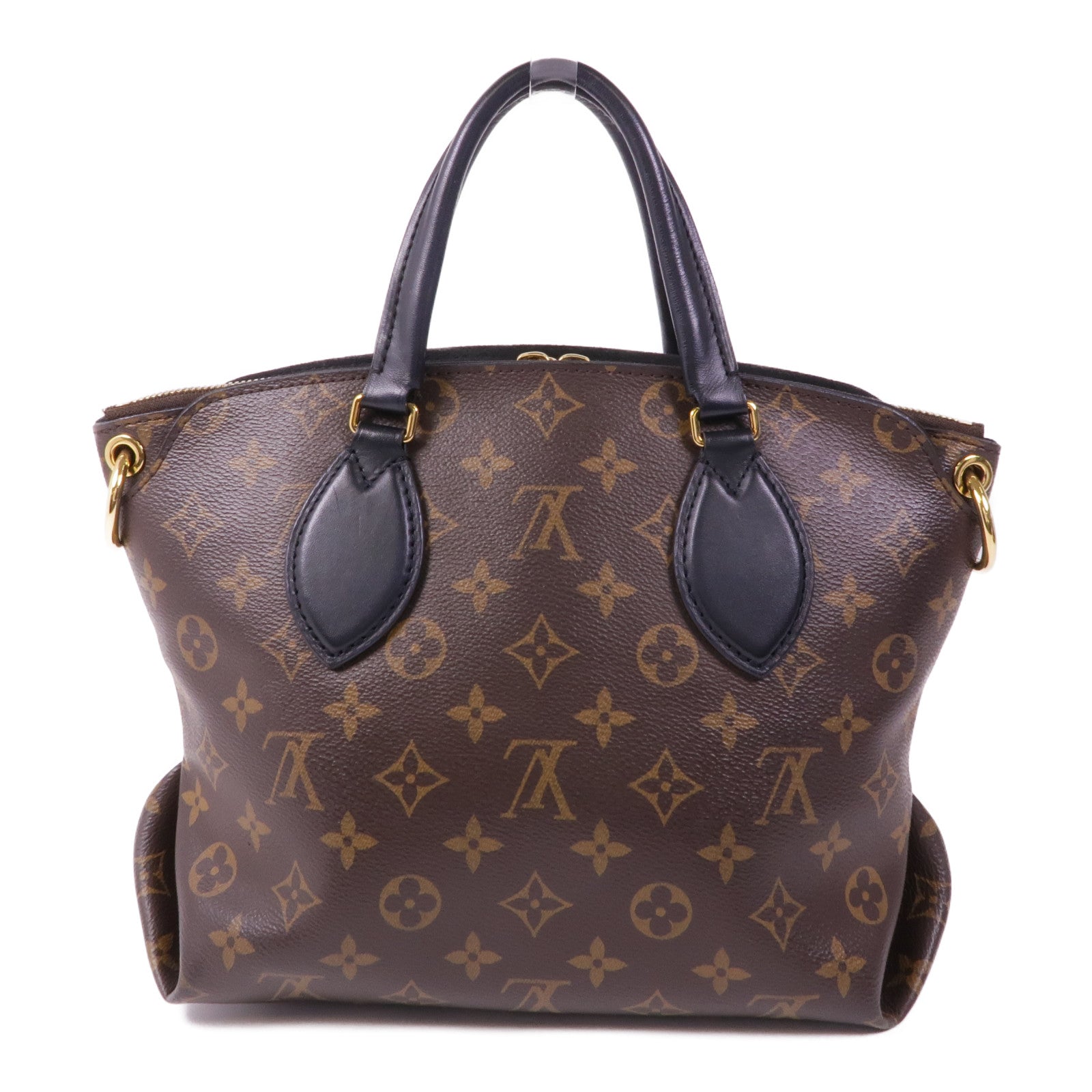 LOUIS VUITTON Monogram Flower Zip Tote金扣手挽肩背兩用袋
