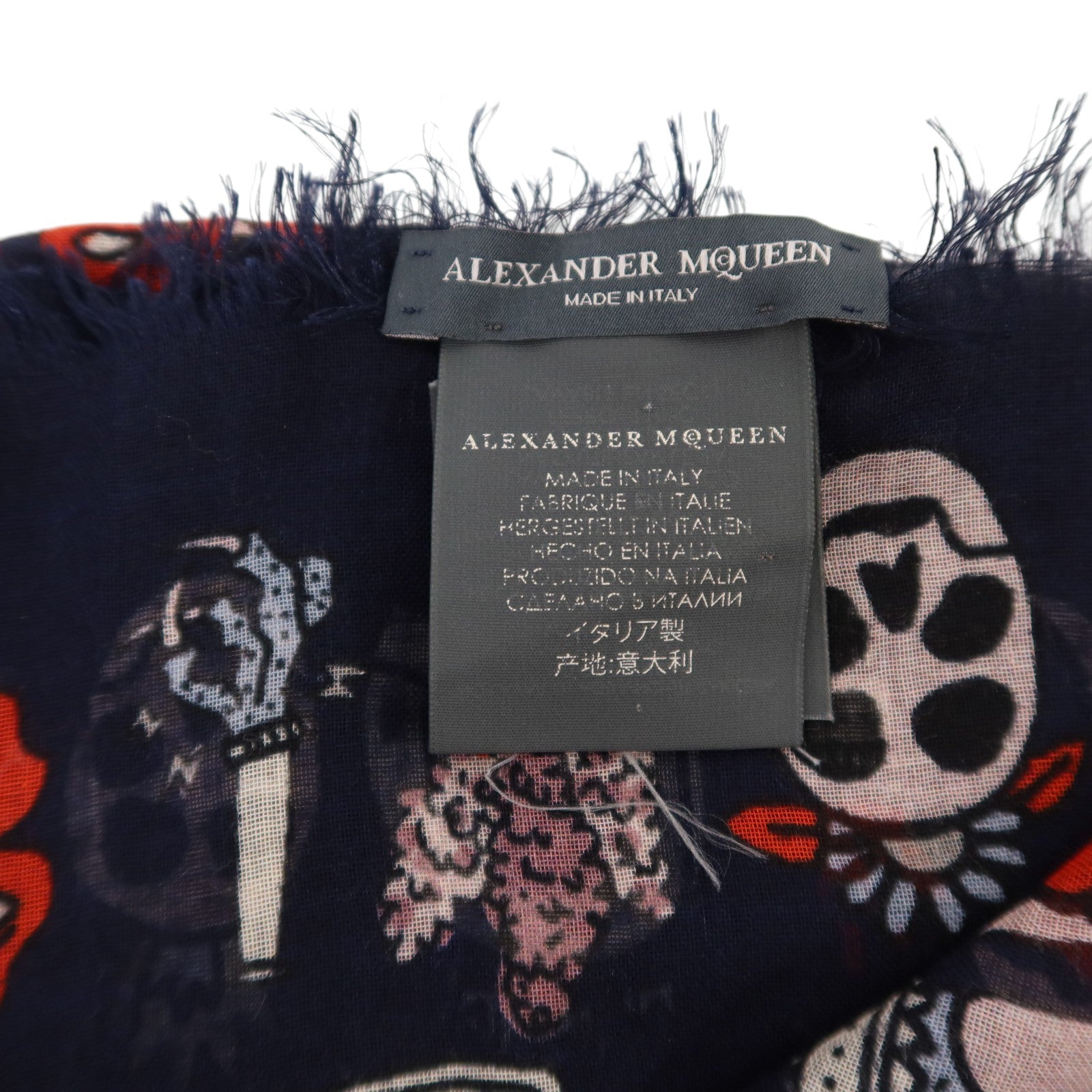 SELECTION 絲質/莫代爾Alexander Mcqueen Scarf 138x138絲巾