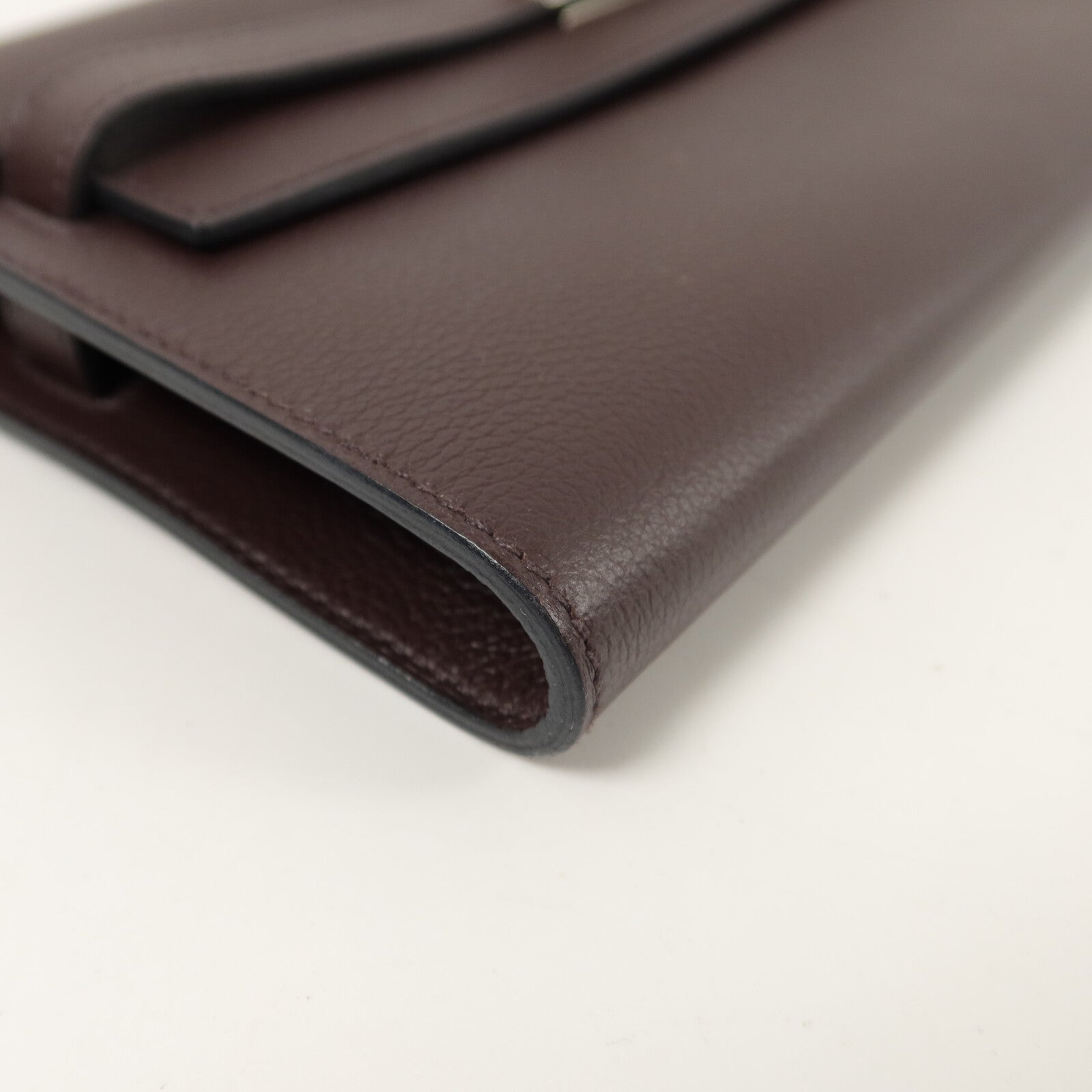 HERMES Evercolor皮革Kelly To Go肩背袋Rouge Sellier