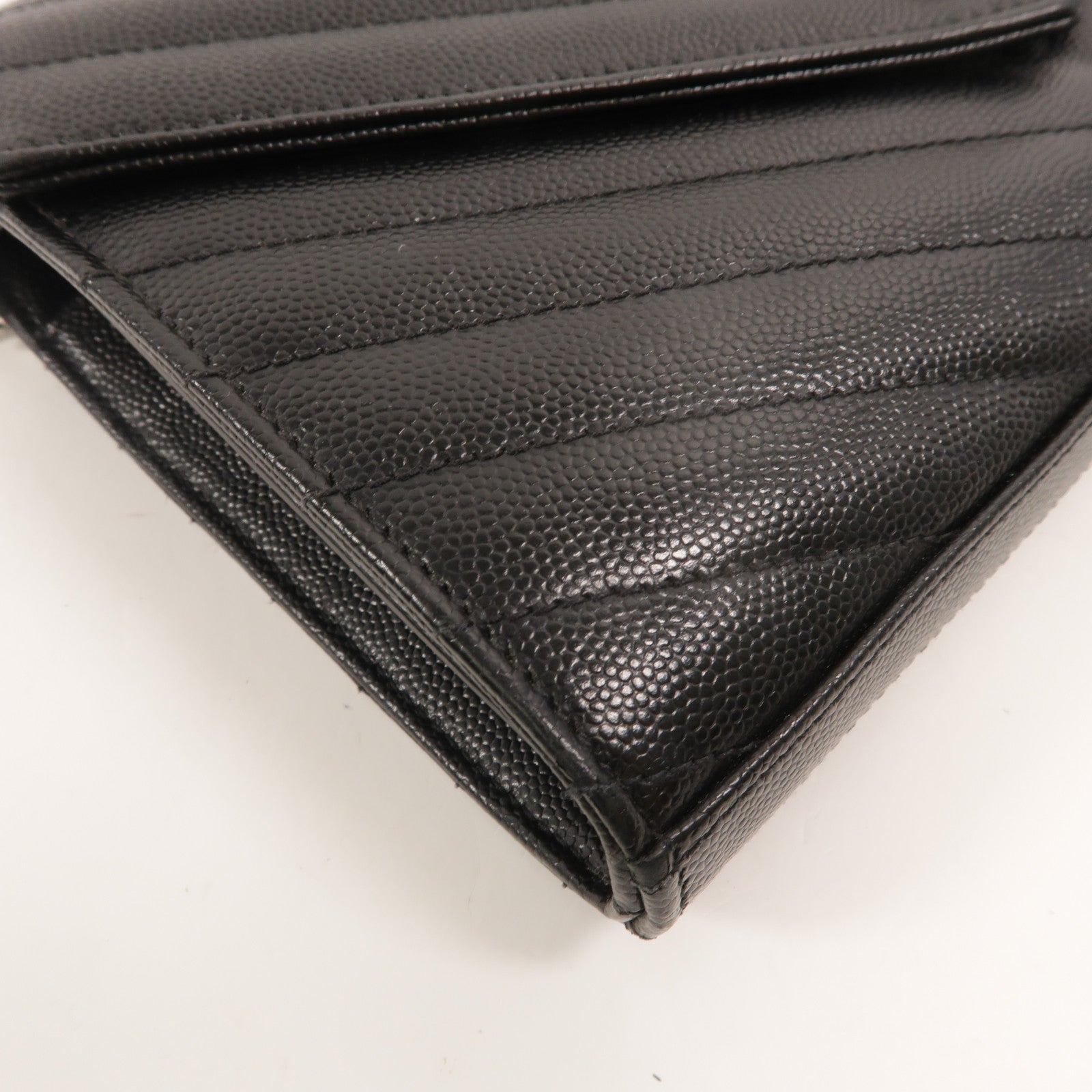 SAINT LAURENT 牛皮皮革Cassandre Chain Wallet鏈帶肩背袋