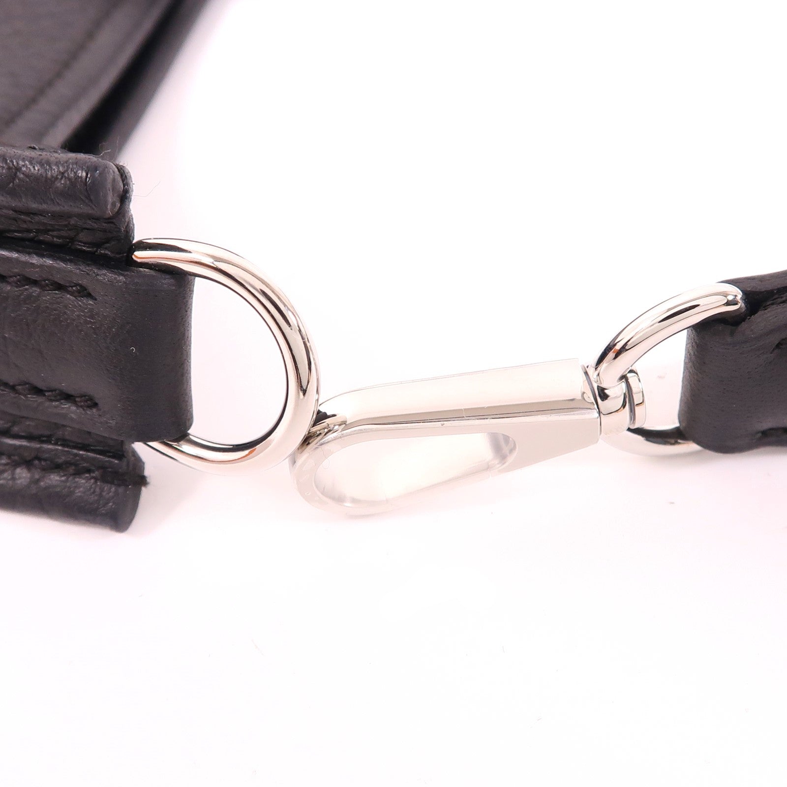 HERMES Clemence皮革Evelyne TPM金扣肩背袋Noir