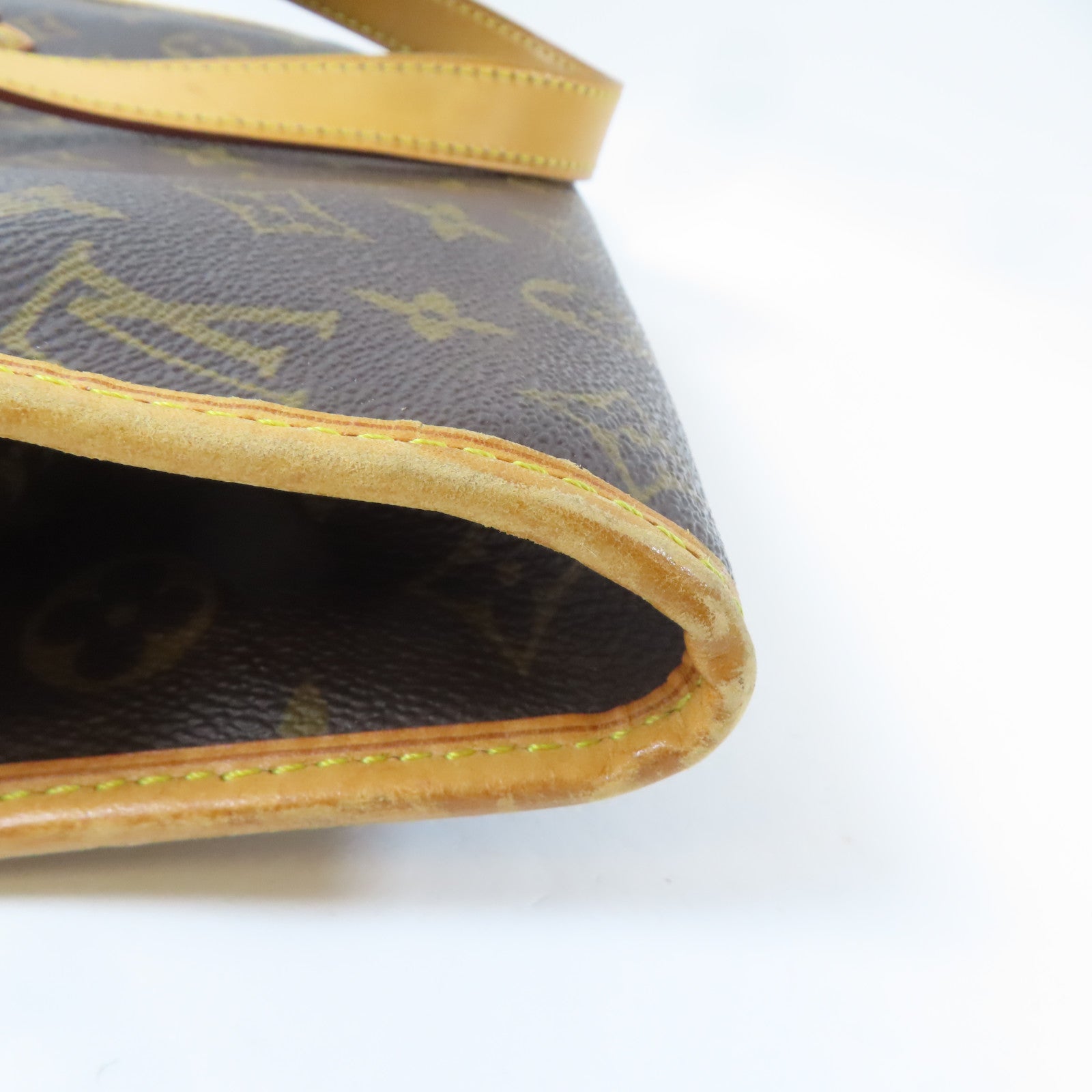 LOUIS VUITTON 【激減優惠】Monogram Popincourt Haut金扣肩背袋啡色