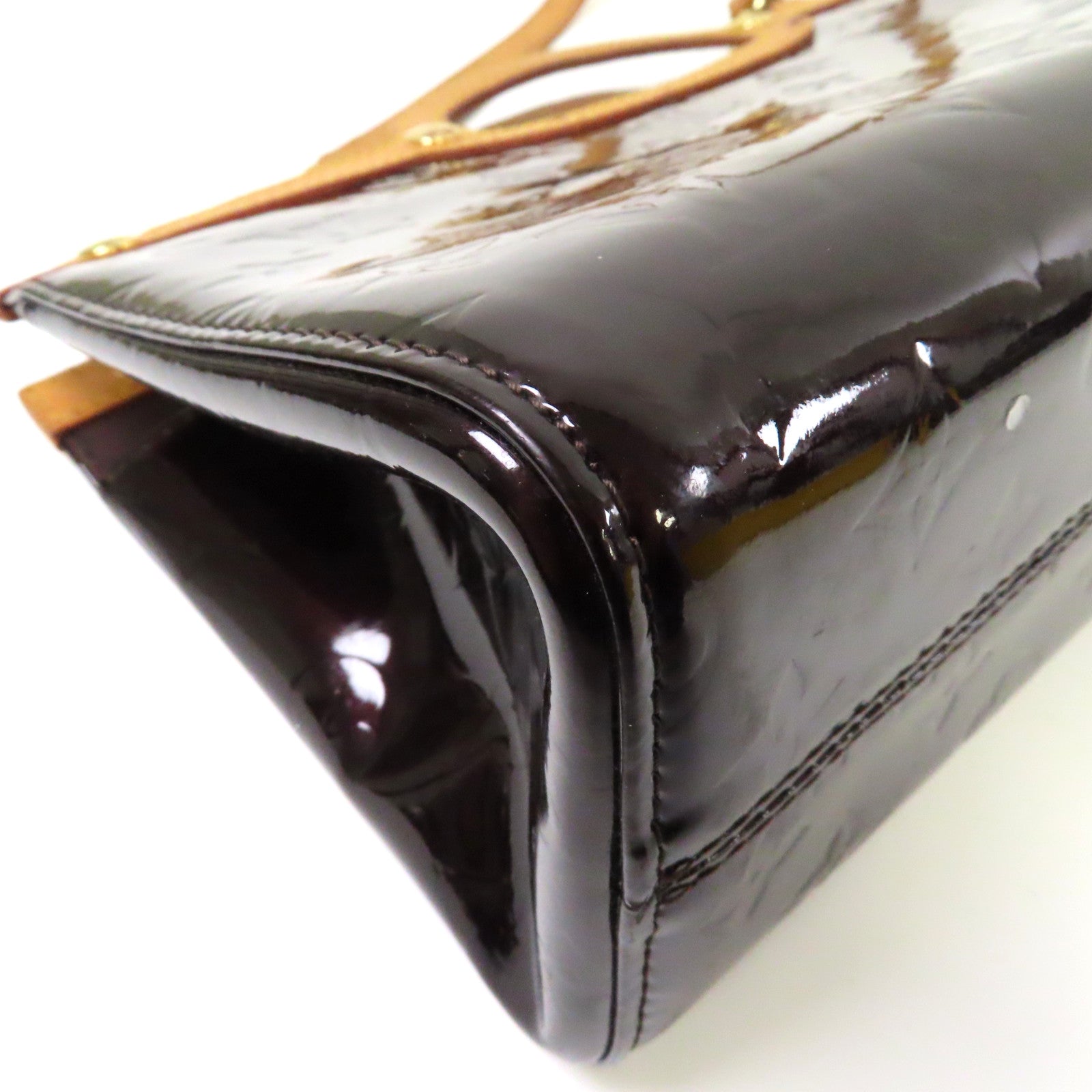 LOUIS VUITTON 【激減優惠】Monogram Vernis Roxbury Drive金扣手挽肩背兩用袋紅色