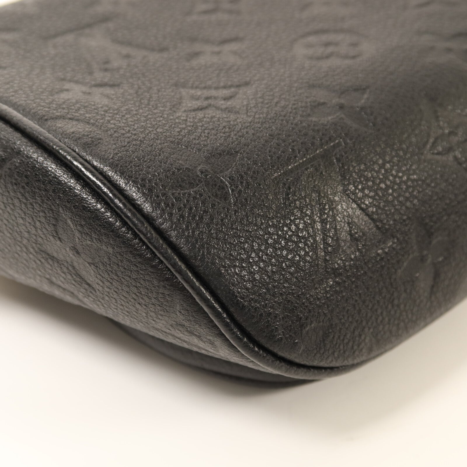LOUIS VUITTON Monogram Empreinte Mini Bumbag金扣手挽肩背兩用袋