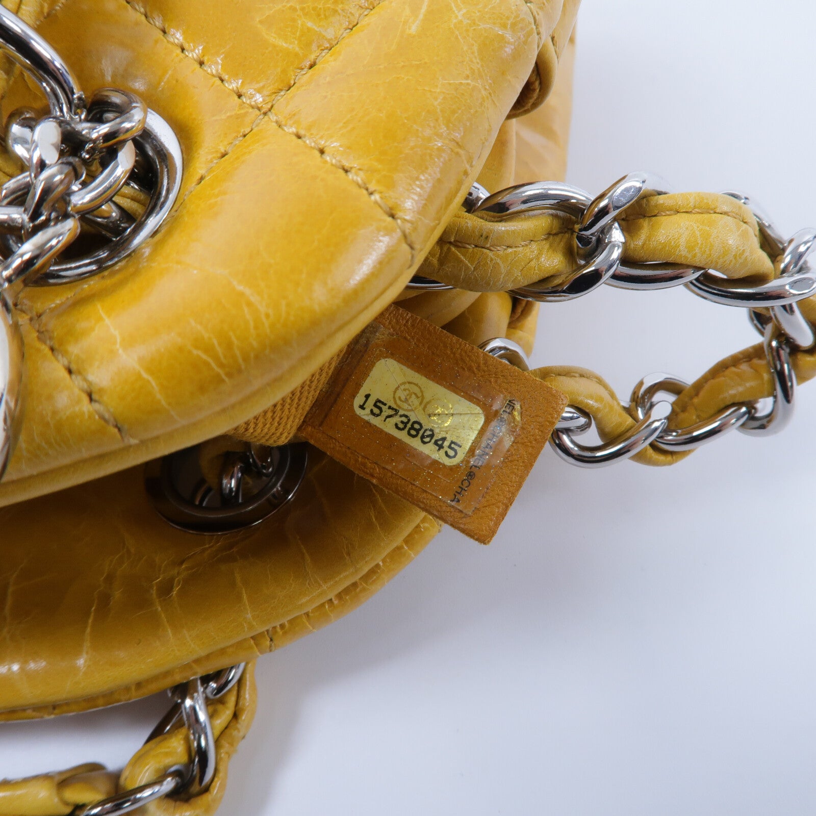 CHANEL 牛皮皮革Chain Shoulder鏈帶肩背袋