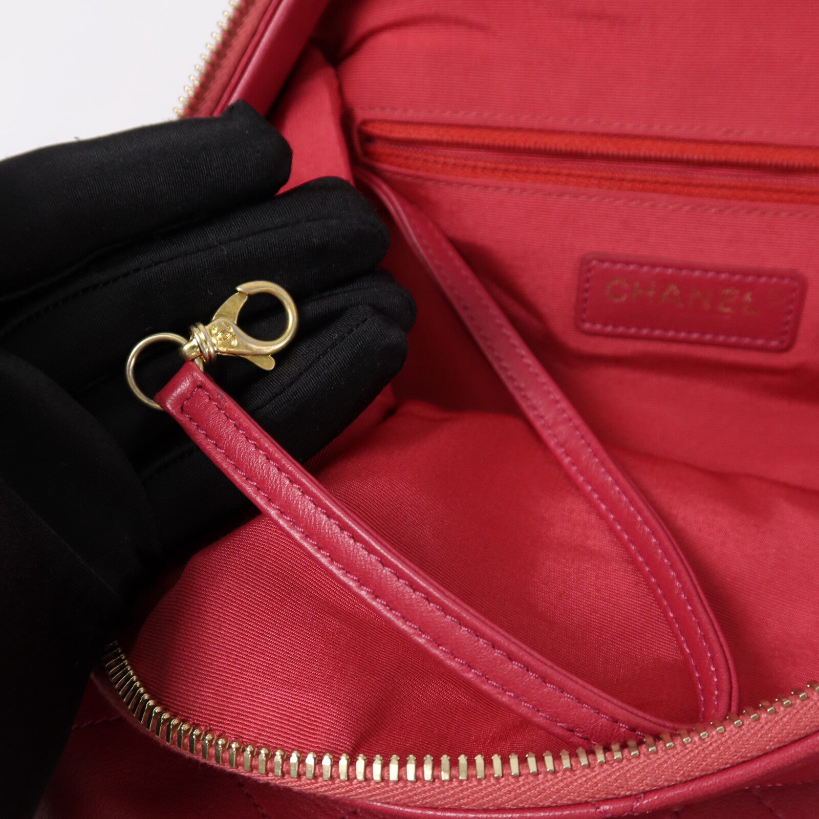 CHANEL 羊皮皮革Backpack背包