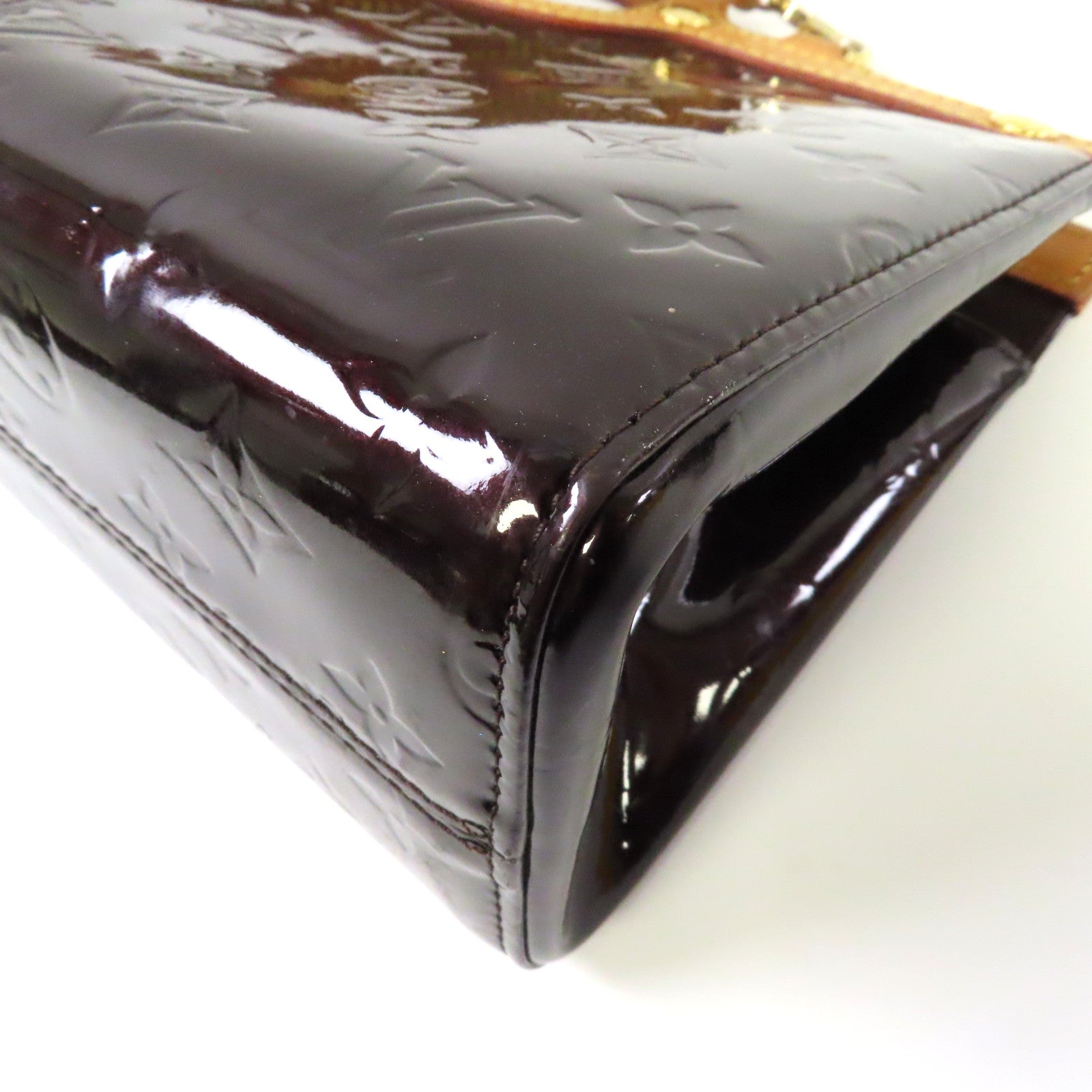 LOUIS VUITTON 【激減優惠】Monogram Vernis Roxbury Drive金扣手挽肩背兩用袋紅色