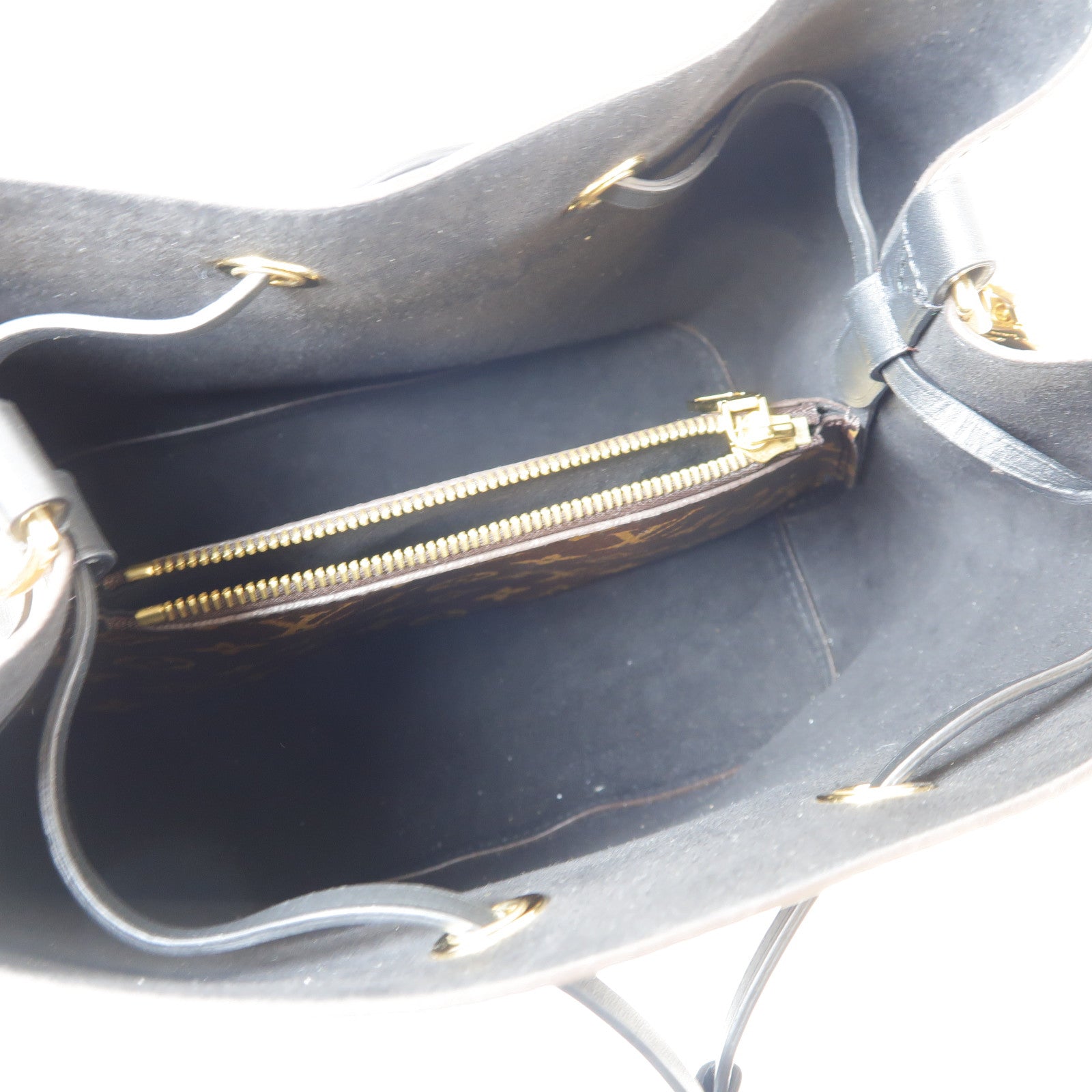 LOUIS VUITTON Monogram Neo Noe MM金扣肩背袋啡色