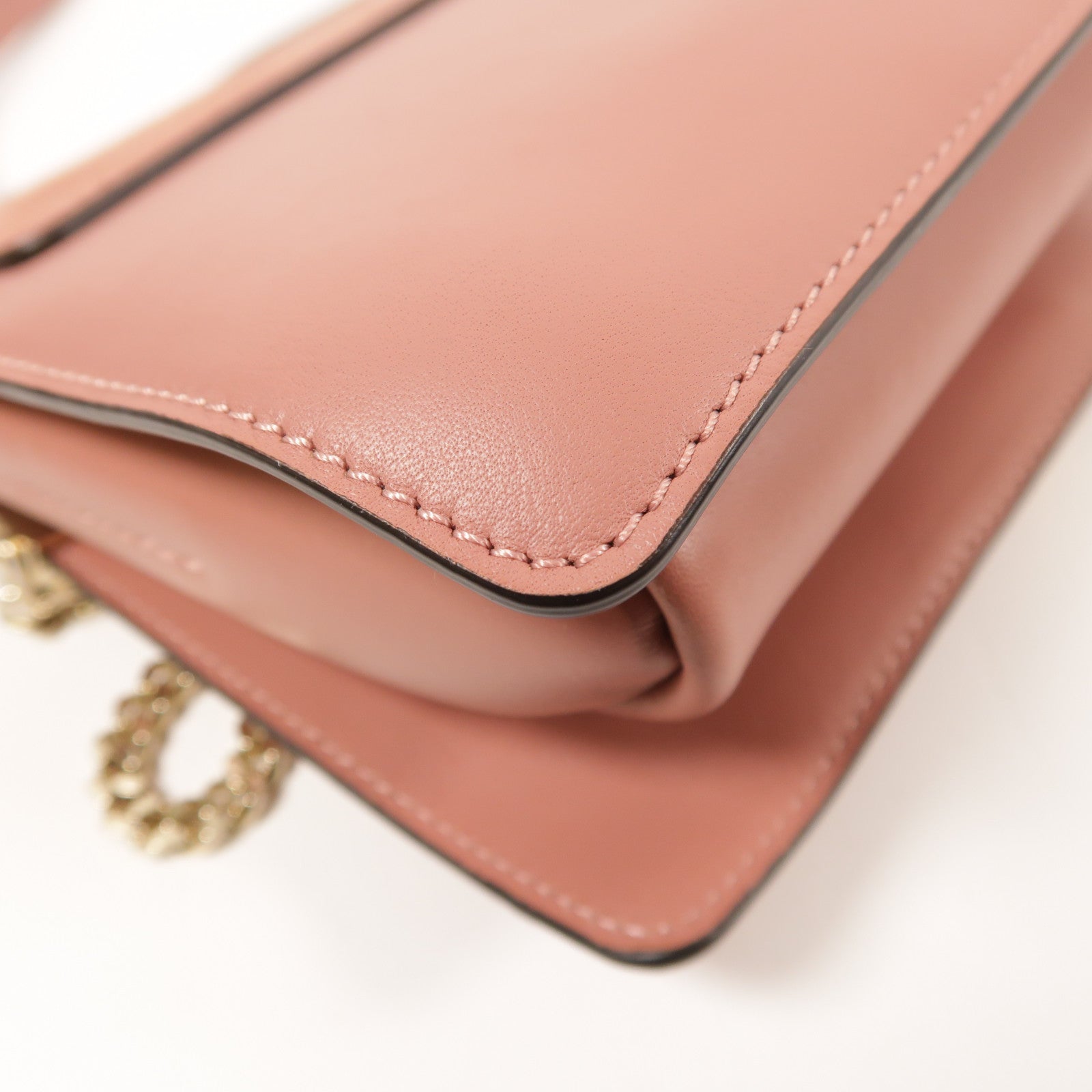 Chloe 牛皮皮革/麂皮皮革Faye肩背袋