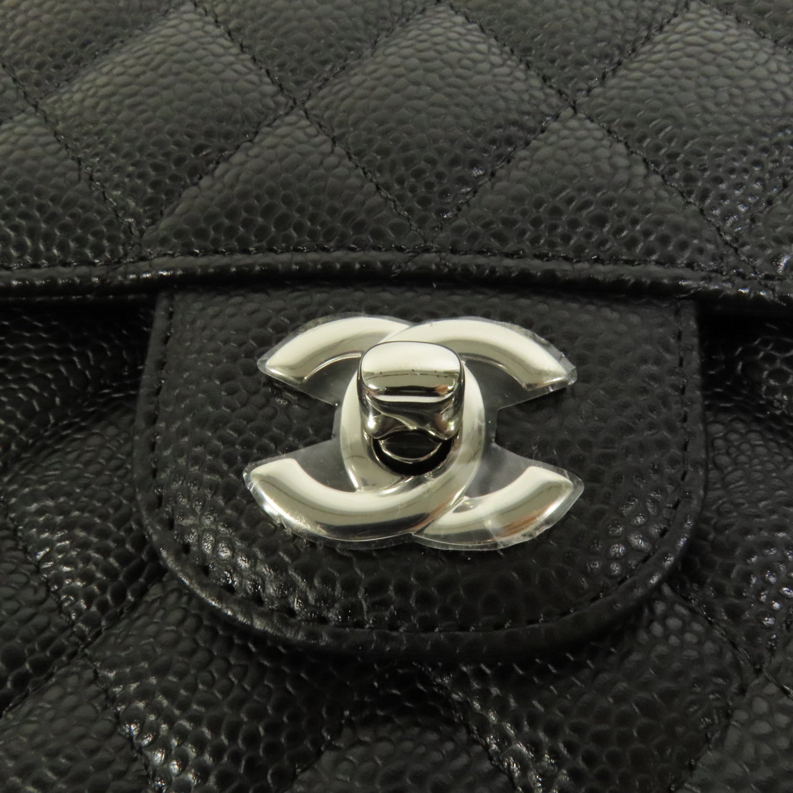 CHANEL 牛皮皮革Classic 25銀扣鏈帶肩背袋