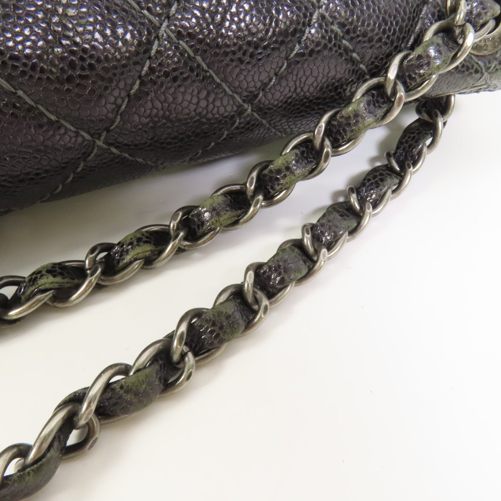 CHANEL 牛皮皮革Chain Shoulder肩背袋
