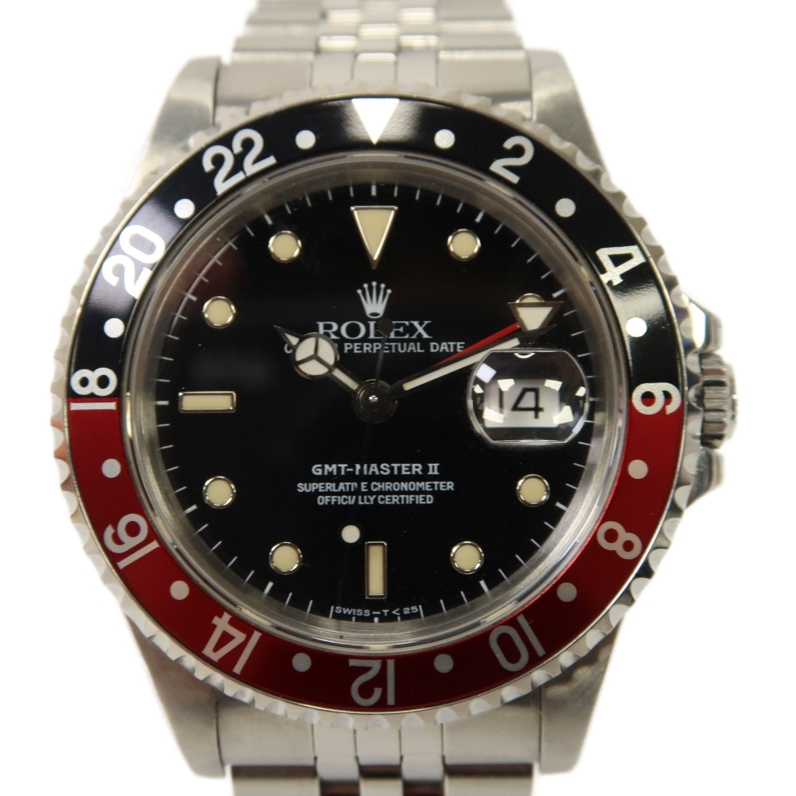 ROLEX GMT Master II不鏽鋼手錶自動機芯黑色