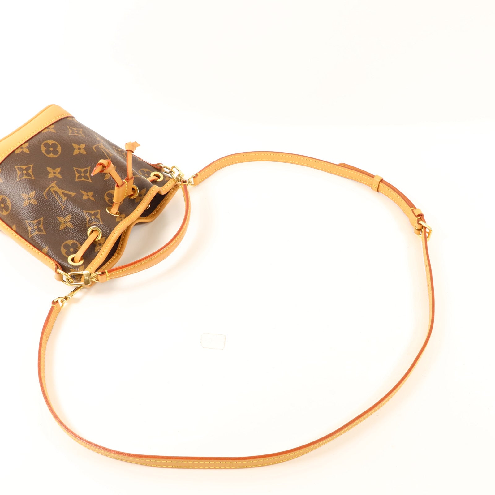 LOUIS VUITTON Monogram Nano Noe金扣手挽肩背兩用袋