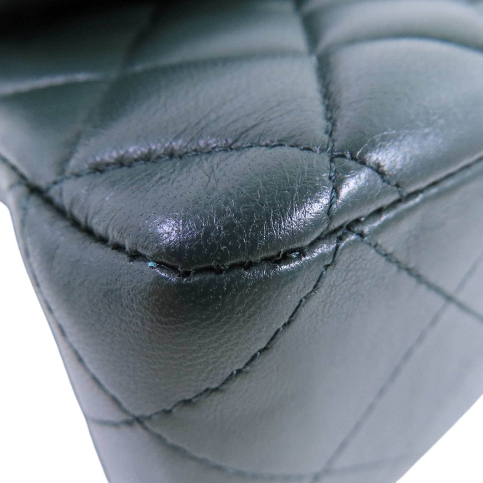 CHANEL 羊皮皮革Classic 25 Chain Shoulder Bag銀扣鏈帶肩背袋