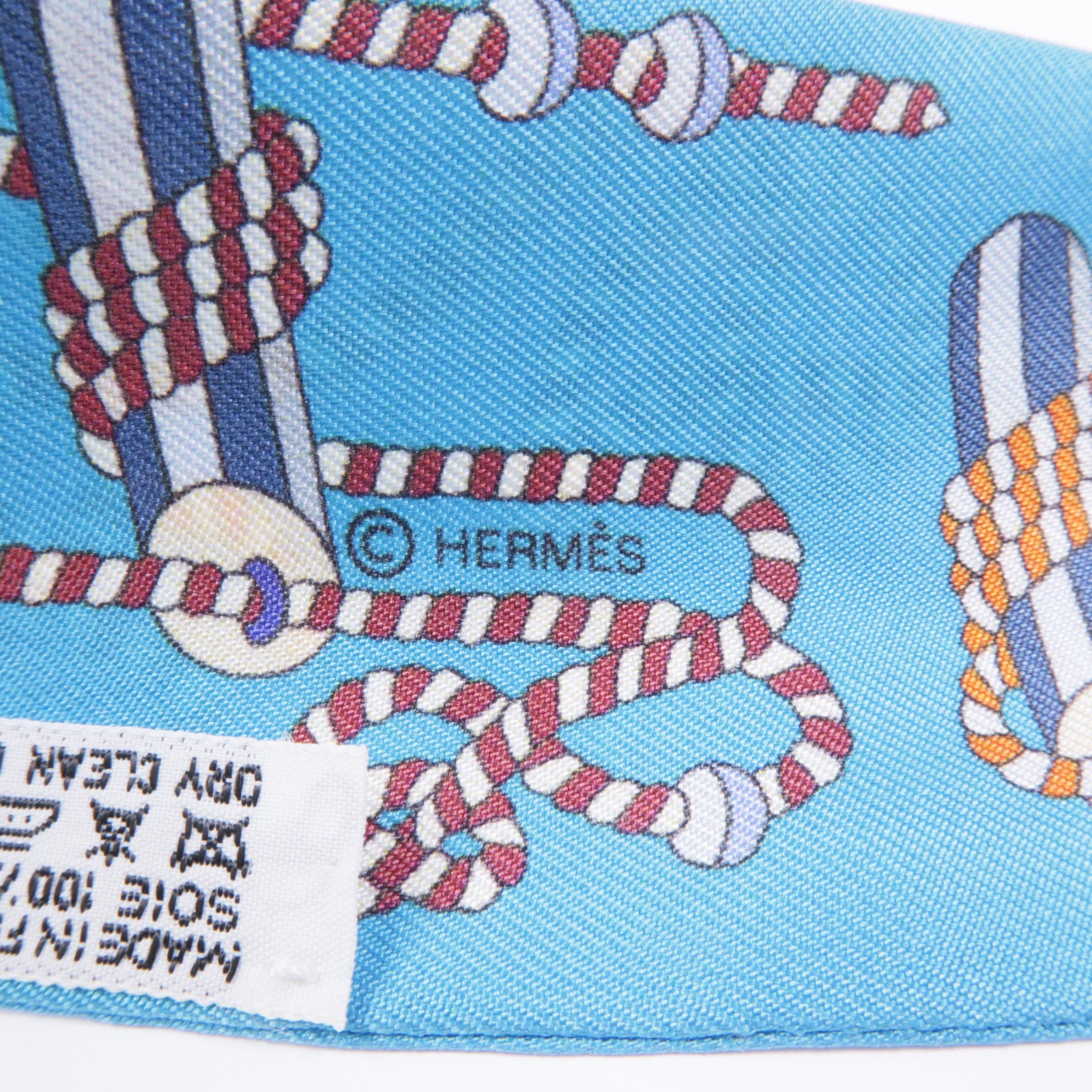 HERMES 絲質Twilly絲巾