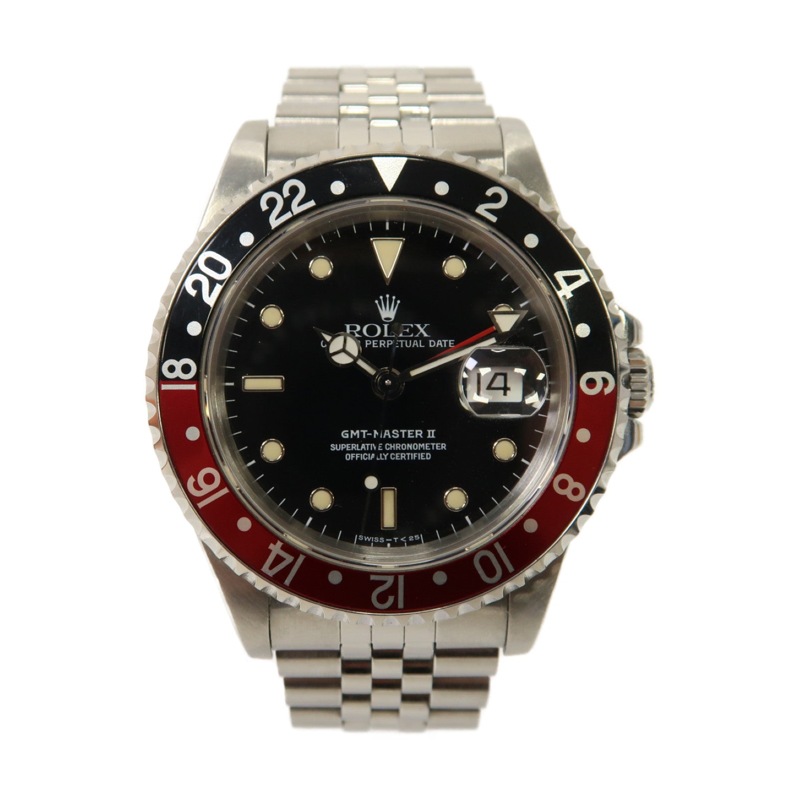 ROLEX GMT Master II不鏽鋼手錶自動機芯黑色
