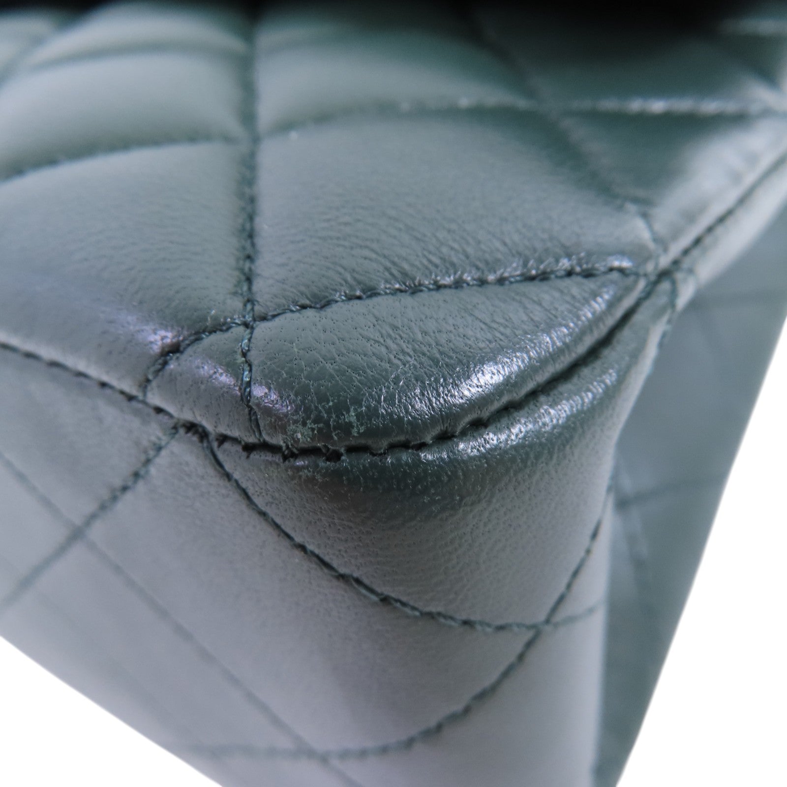 CHANEL 羊皮皮革Classic 25 Chain Shoulder Bag銀扣鏈帶肩背袋