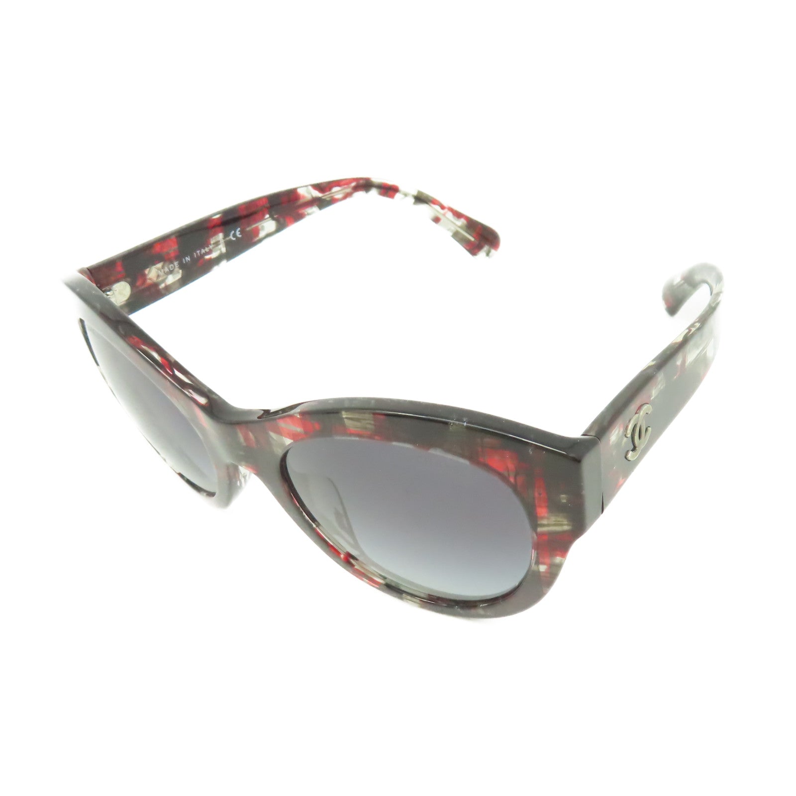 CHANEL 【激減優惠】PVC Sunglasses太陽眼鏡紅色/黑色