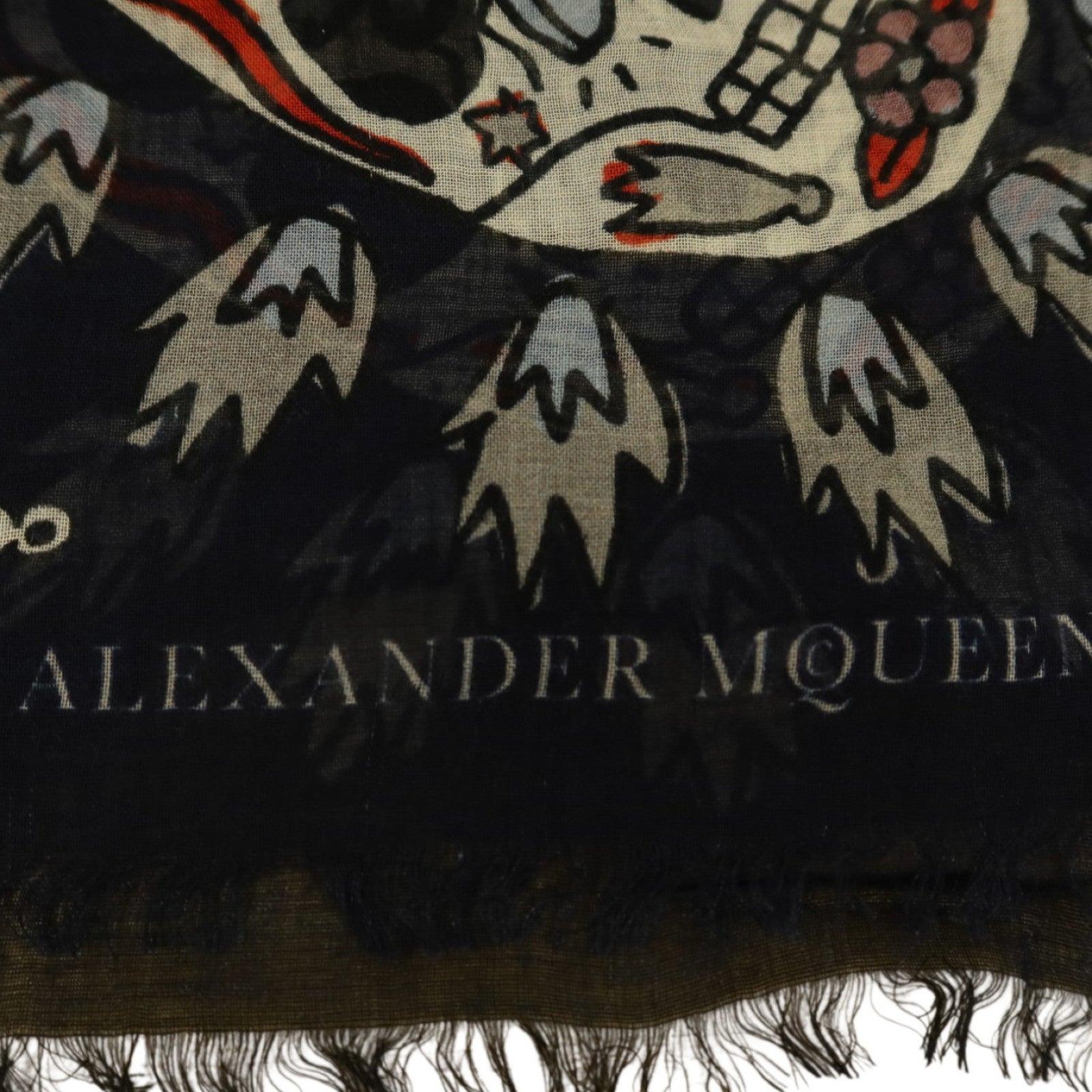 SELECTION 絲質/莫代爾Alexander Mcqueen Scarf 138x138絲巾